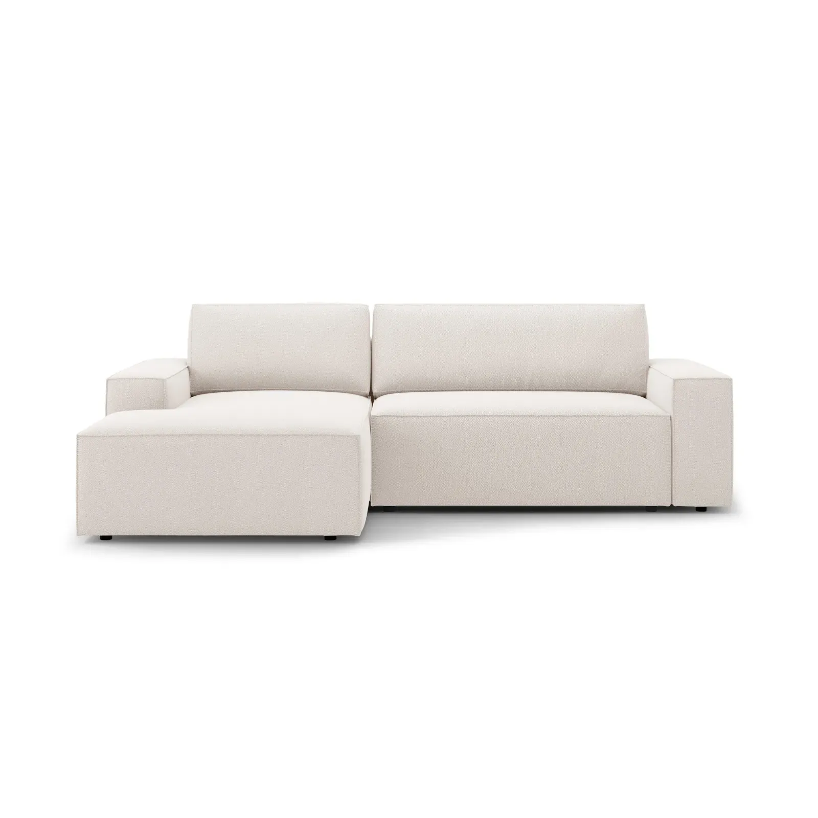 Jodie 3-Sitzer Ecksofa Links mit Schlaffunktion und Bettkasten mit Bezug aus Samt, Strukturstoff oder Boucle, 246x151 cm - Image 127