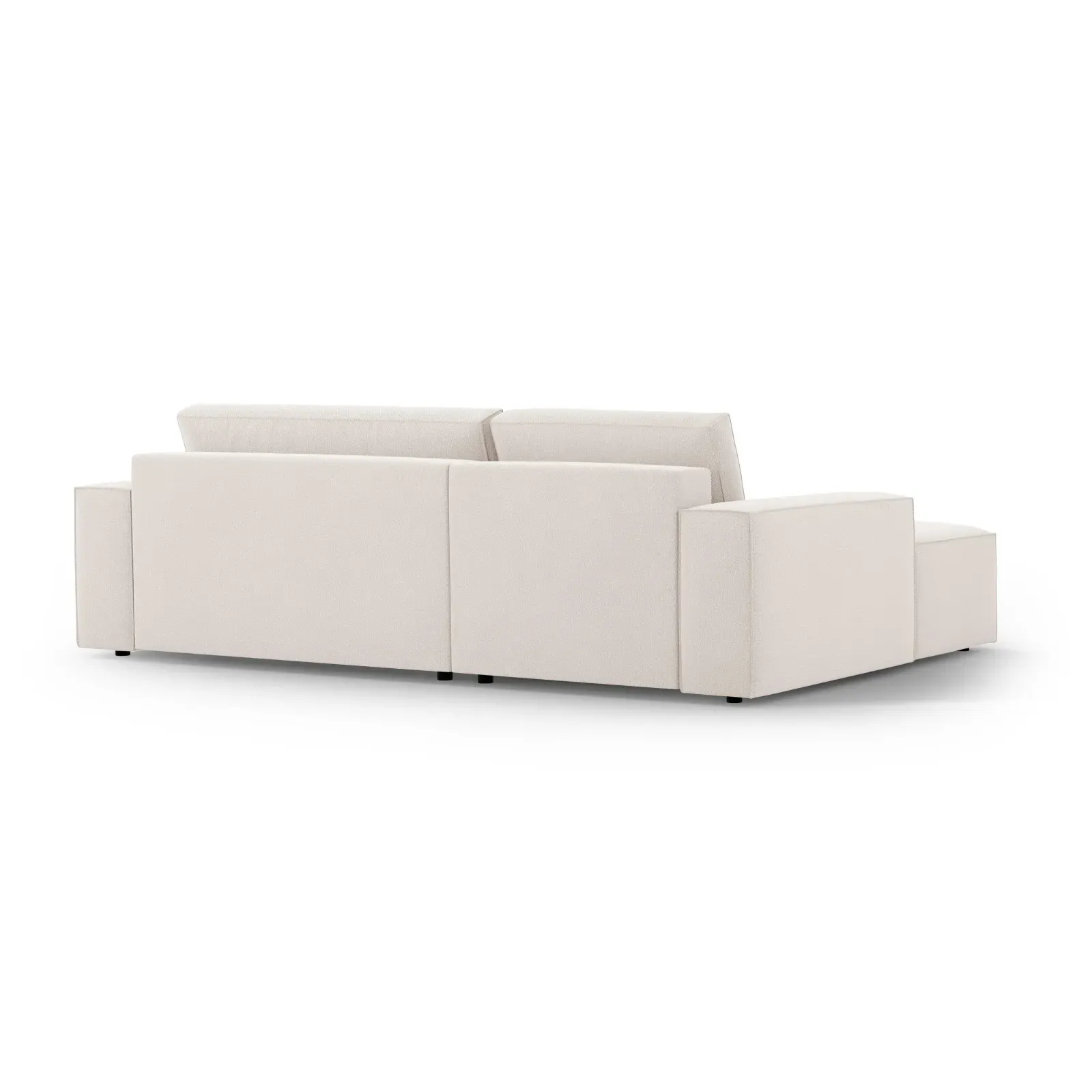 Jodie 3-Sitzer Ecksofa Links mit Schlaffunktion und Bettkasten mit Bezug aus Samt, Strukturstoff oder Boucle, 246x151 cm - Image 132