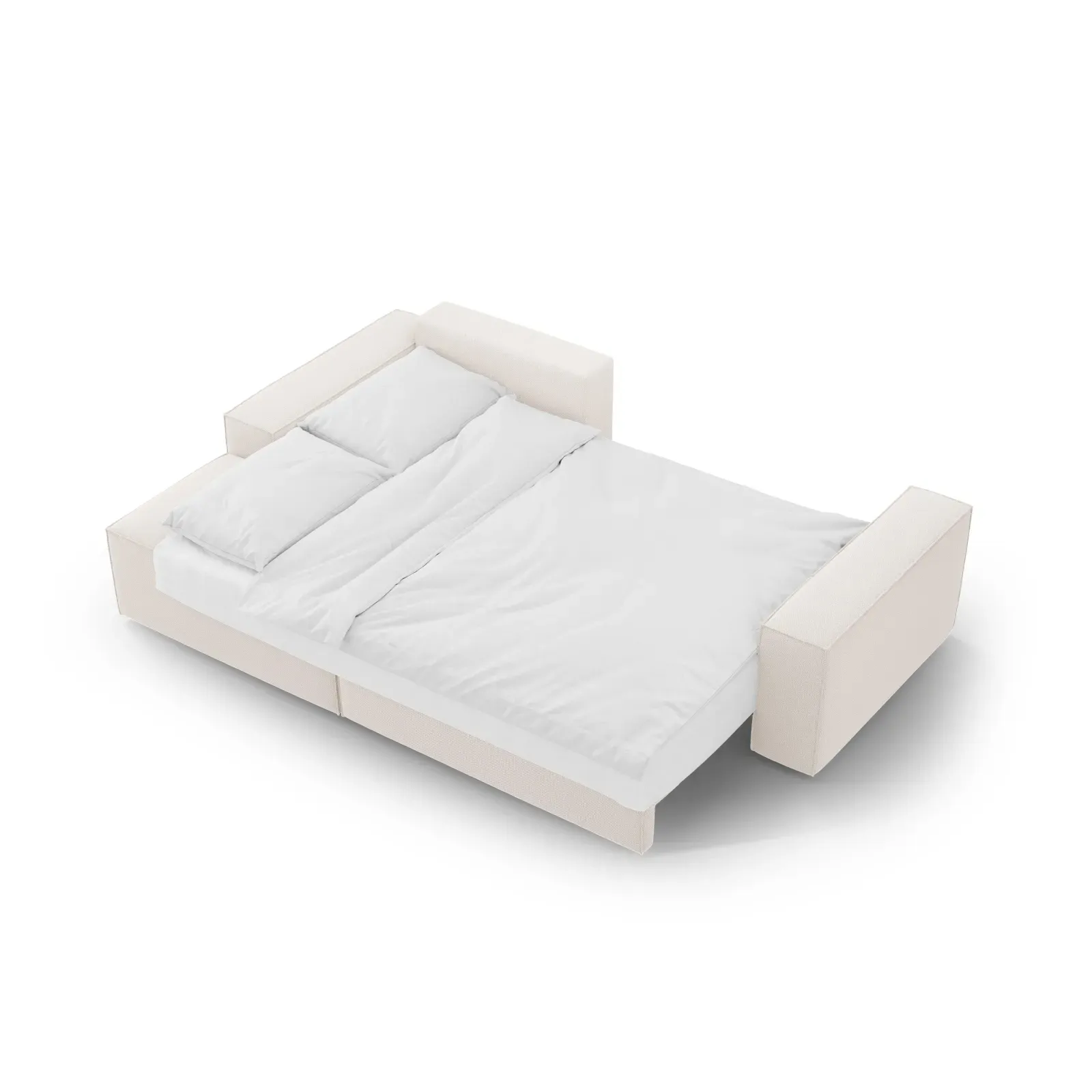 Jodie 3-Sitzer Ecksofa Links mit Schlaffunktion und Bettkasten mit Bezug aus Samt, Strukturstoff oder Boucle, 246x151 cm - Image 134