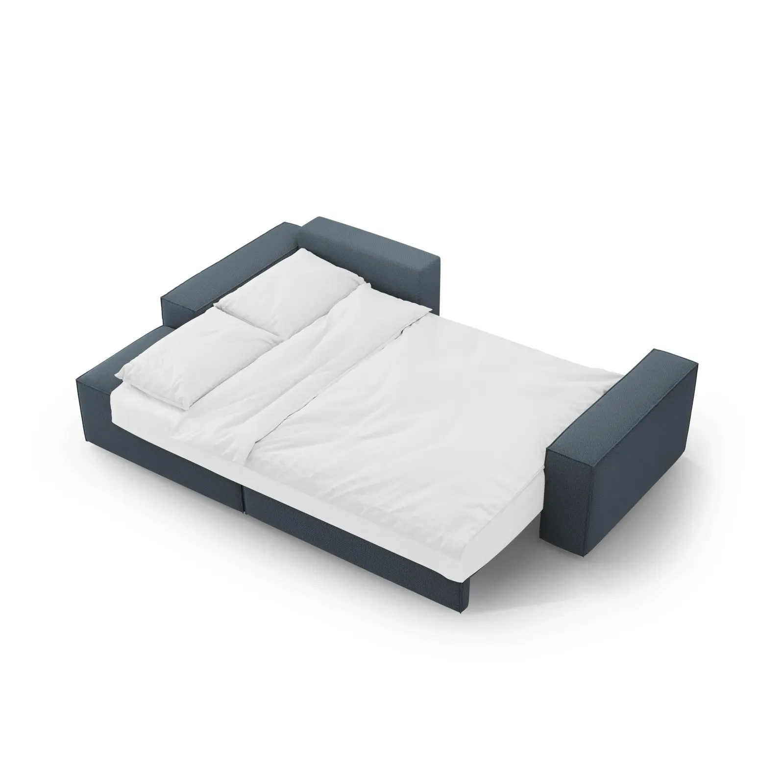 Jodie 3-Sitzer Ecksofa Links mit Schlaffunktion und Bettkasten mit Bezug aus Samt, Strukturstoff oder Boucle, 246x151 cm - Image 152