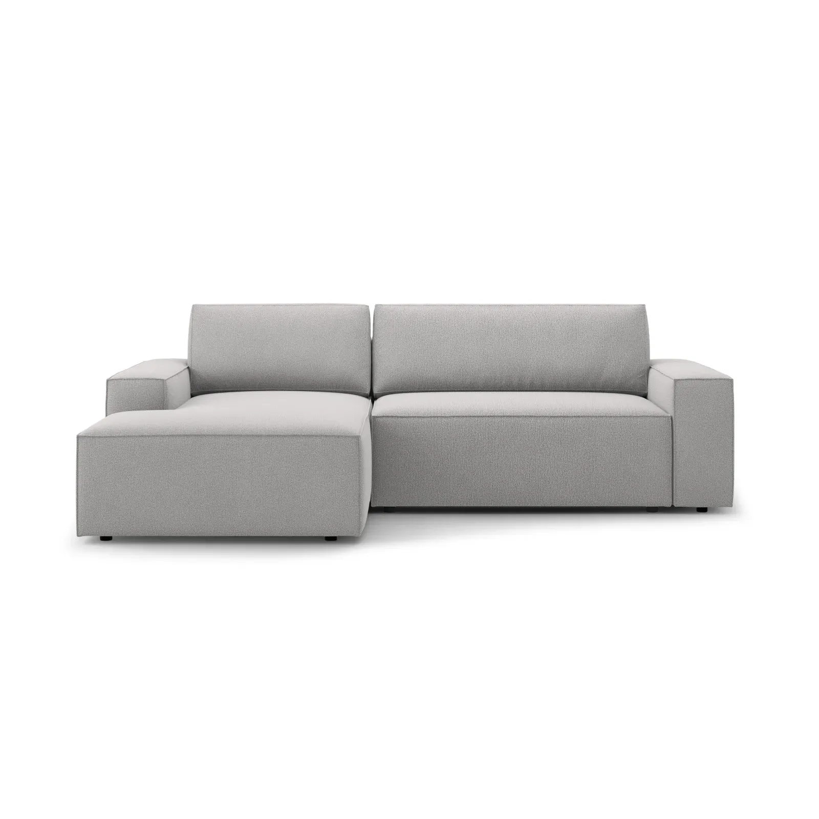 Jodie 3-Sitzer Ecksofa Links mit Schlaffunktion und Bettkasten mit Bezug aus Samt, Strukturstoff oder Boucle, 246x151 cm - Image 155