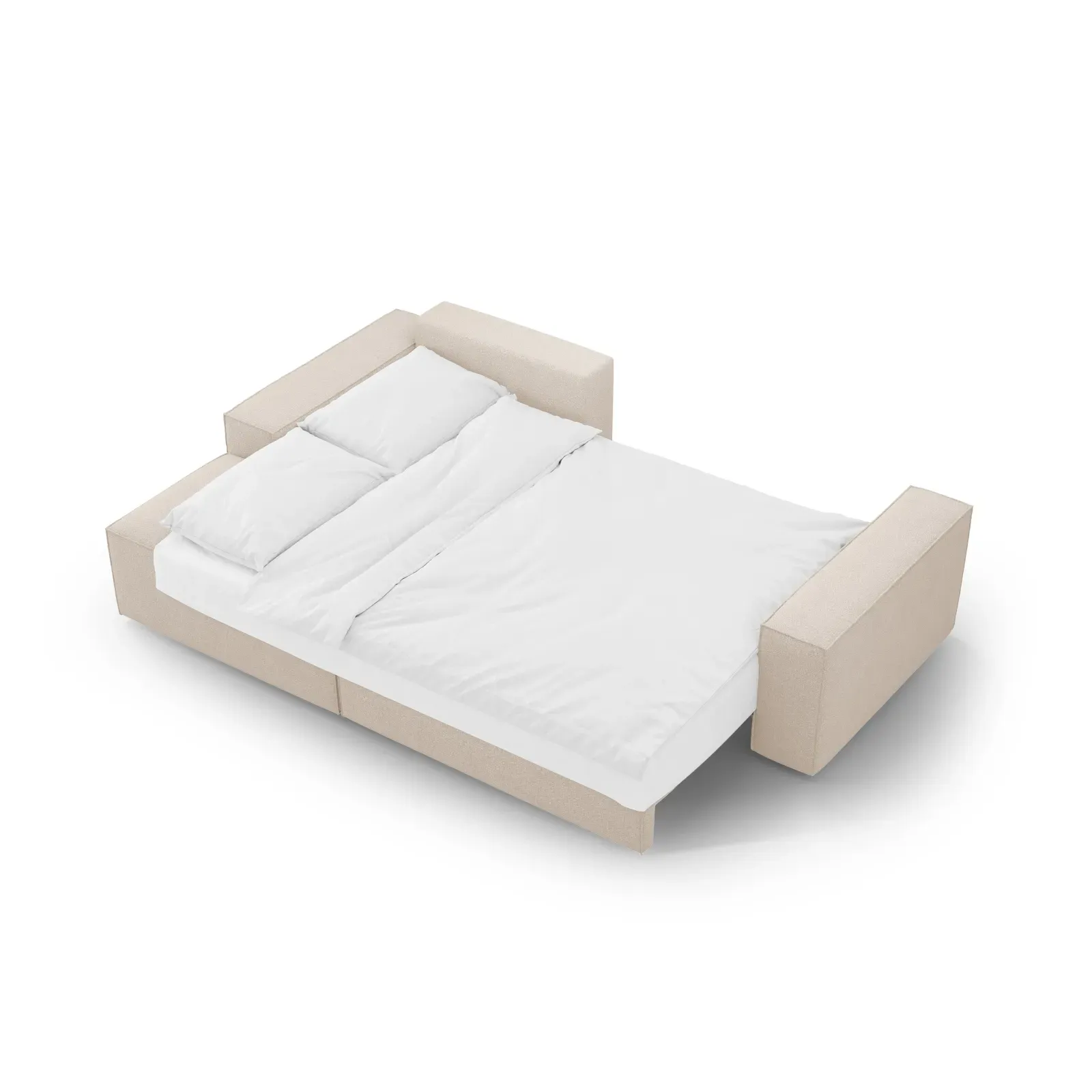 Jodie 3-Sitzer Ecksofa Links mit Schlaffunktion und Bettkasten mit Bezug aus Samt, Strukturstoff oder Boucle, 246x151 cm - Image 16
