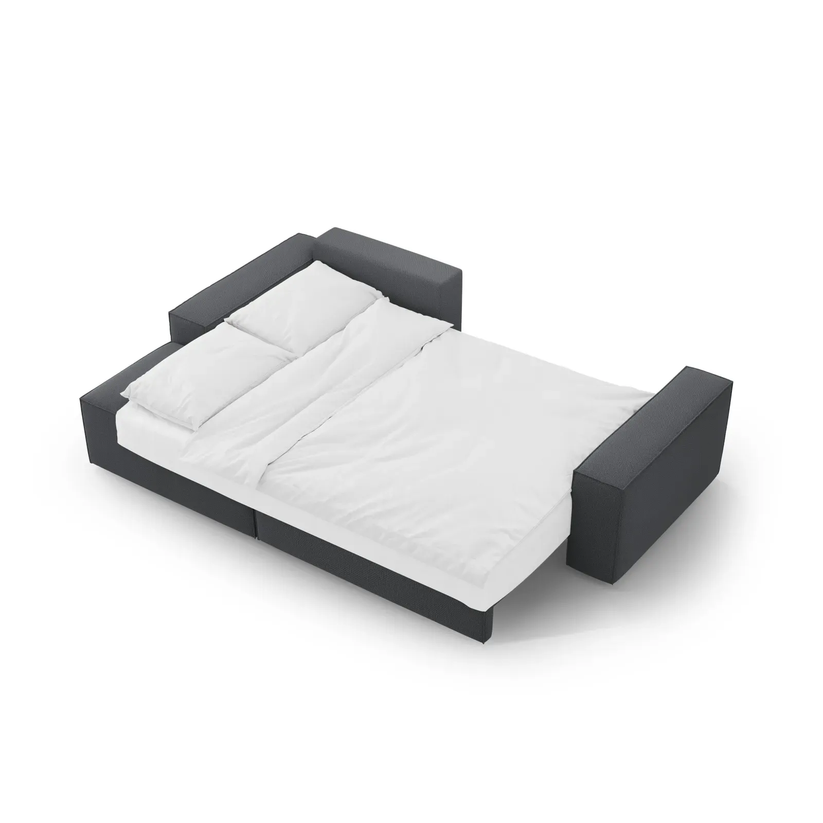 Jodie 3-Sitzer Ecksofa Links mit Schlaffunktion und Bettkasten mit Bezug aus Samt, Strukturstoff oder Boucle, 246x151 cm - Image 170