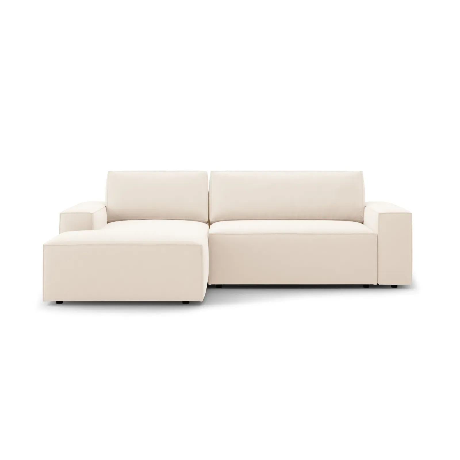 Jodie 3-Sitzer Ecksofa Links mit Schlaffunktion und Bettkasten mit Bezug aus Samt, Strukturstoff oder Boucle, 246x151 cm - Image 55