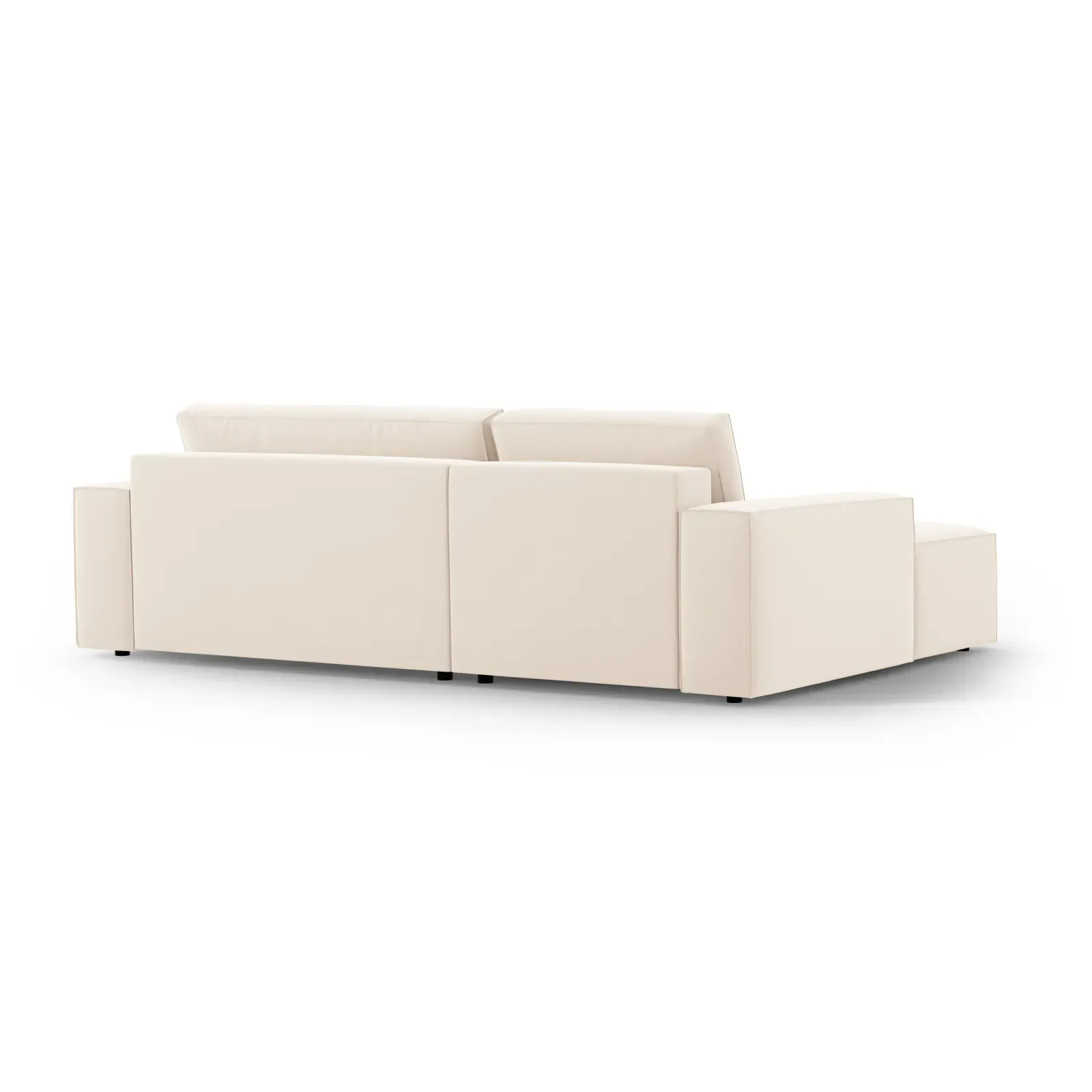 Jodie 3-Sitzer Ecksofa Links mit Schlaffunktion und Bettkasten mit Bezug aus Samt, Strukturstoff oder Boucle, 246x151 cm - Image 59