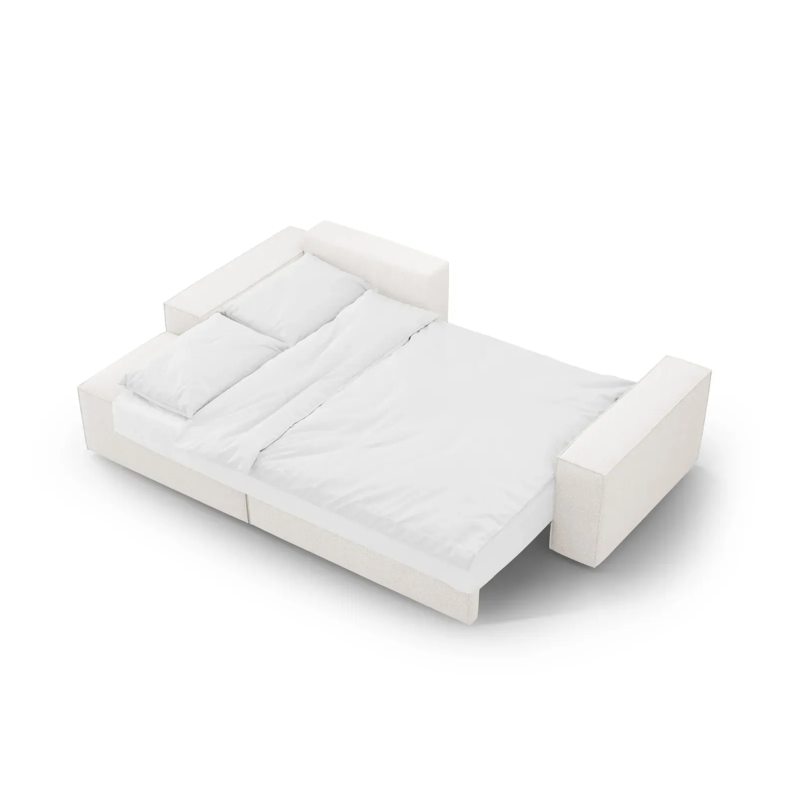 Jodie 3-Sitzer Ecksofa Links mit Schlaffunktion und Bettkasten mit Bezug aus Samt, Strukturstoff oder Boucle, 246x151 cm - Image 7
