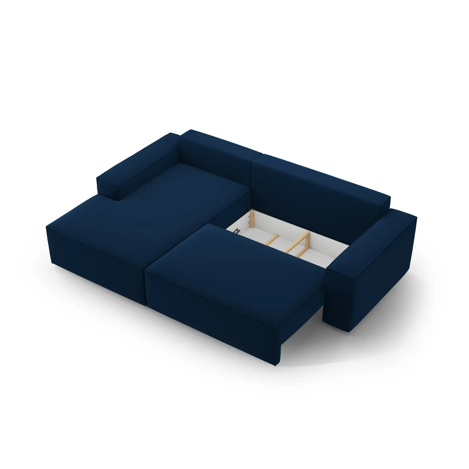 Jodie 3-Sitzer Ecksofa Links mit Schlaffunktion und Bettkasten mit Bezug aus Samt, Strukturstoff oder Boucle, 246x151 cm - Image 87