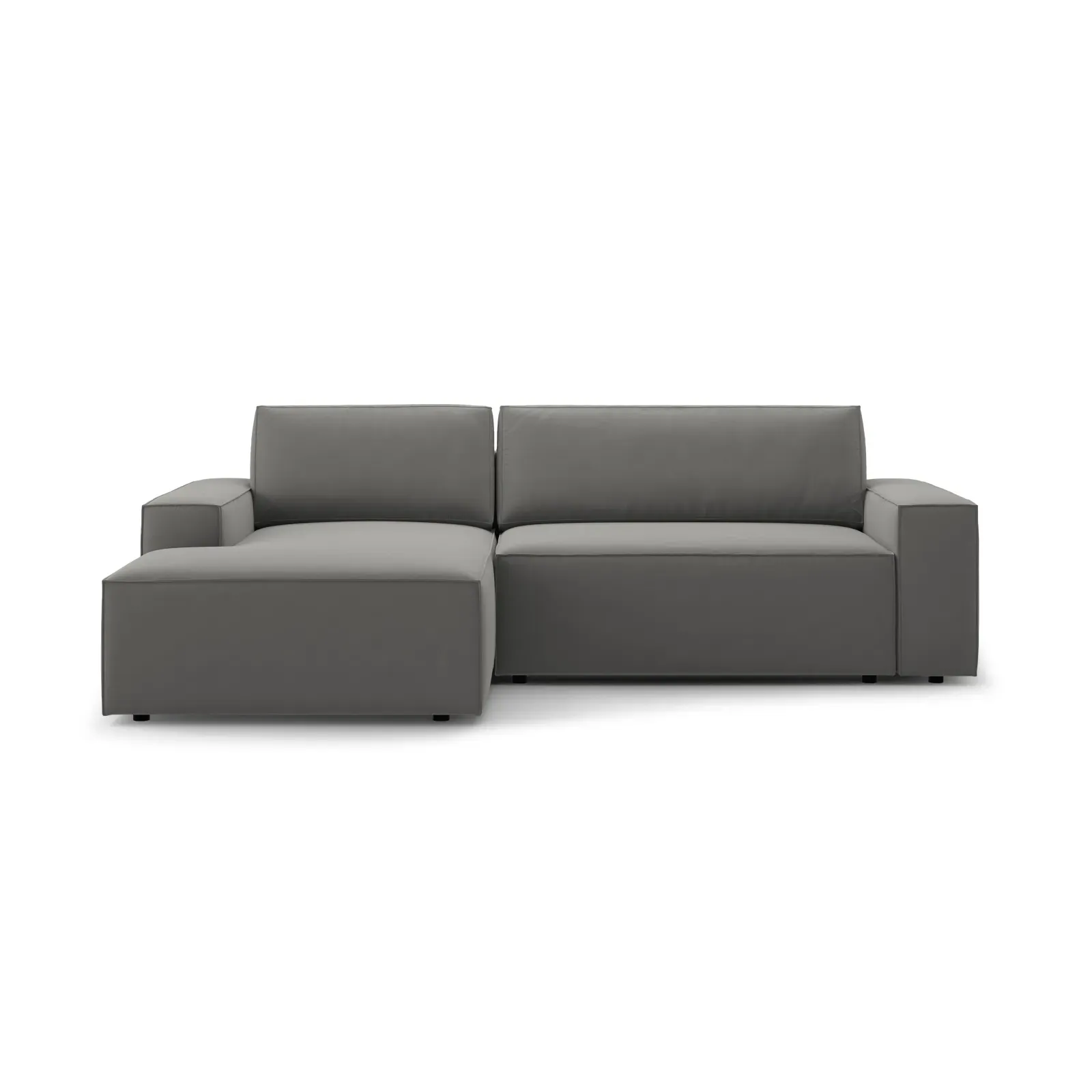 Jodie 3-Sitzer Ecksofa Links mit Schlaffunktion und Bettkasten mit Bezug aus Samt, Strukturstoff oder Boucle, 246x151 cm - Image 91