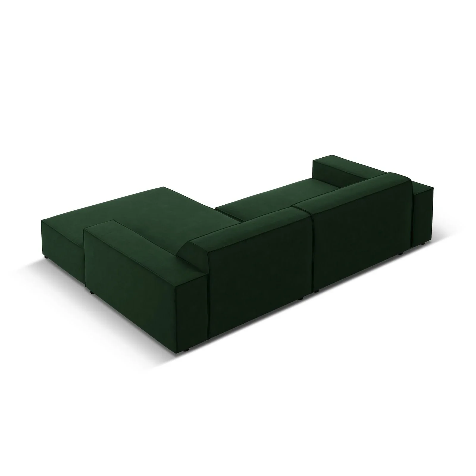 Jodie 3-Sitzer Ecksofa, Rechte Seite, aus Samt oder Strukturstoff, 224x166 cm - Image 14
