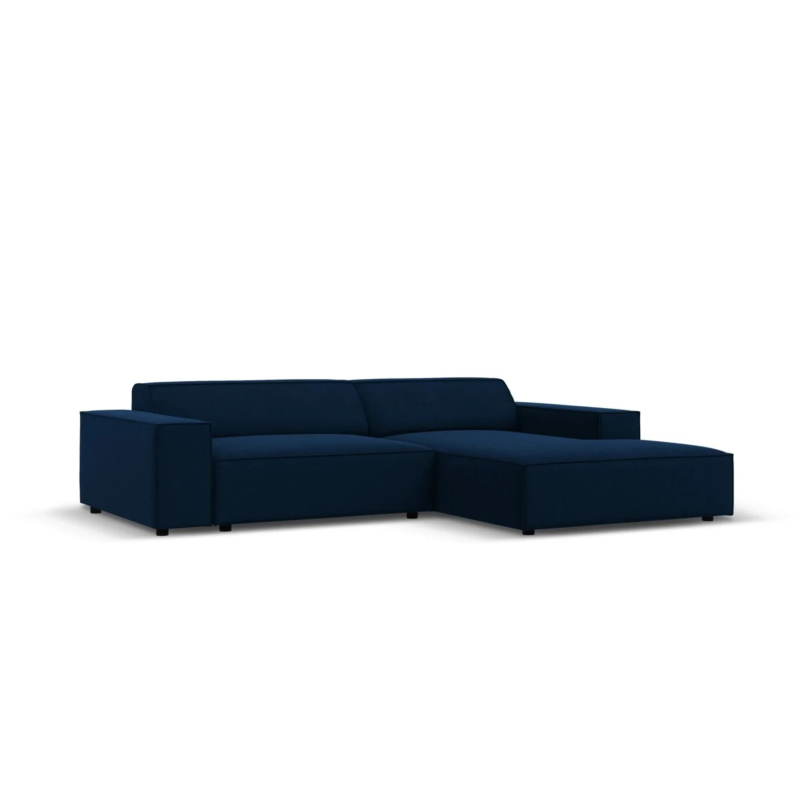 Jodie 3-Sitzer Ecksofa, Rechte Seite, aus Samt oder Strukturstoff, 224x166 cm - Image 17