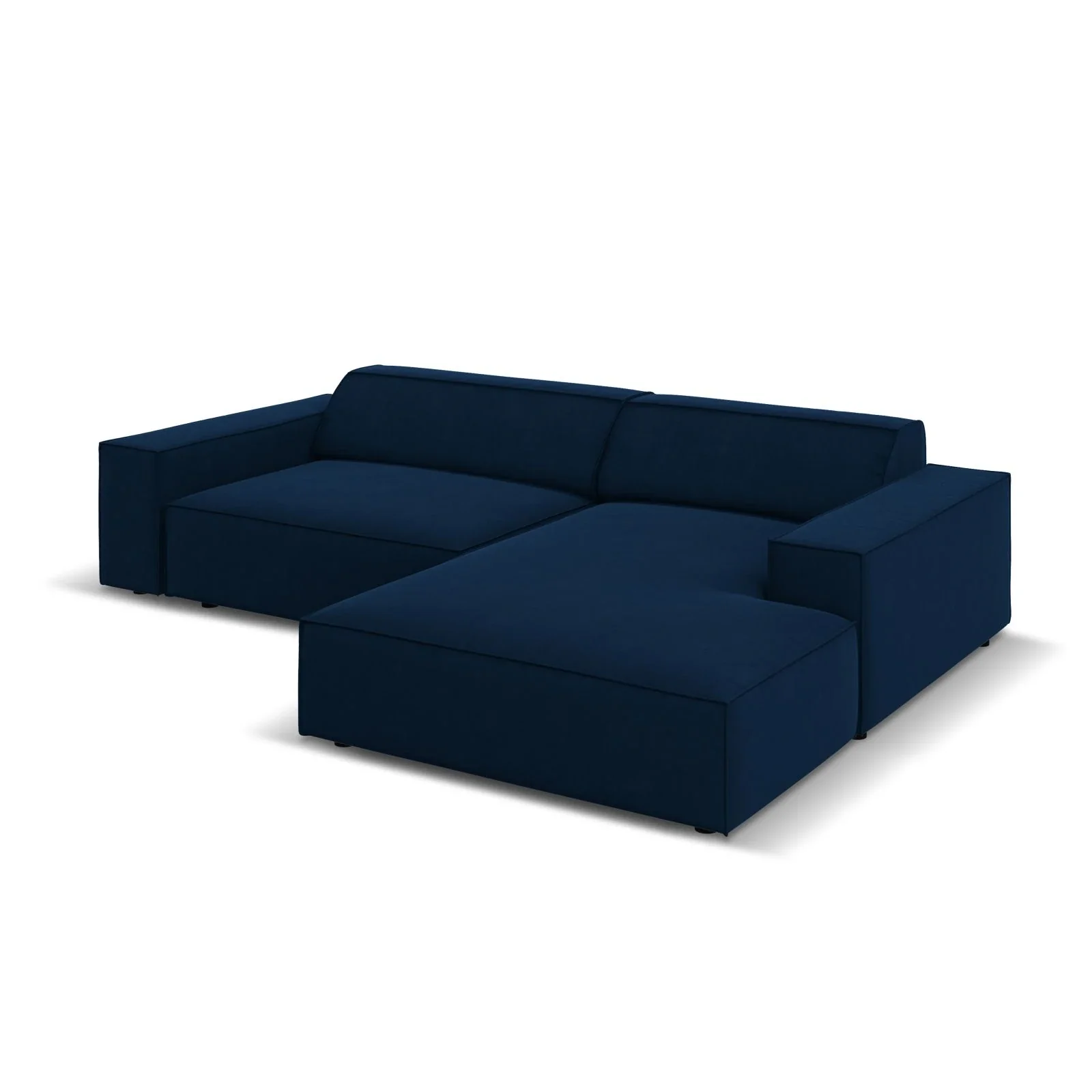 Jodie 3-Sitzer Ecksofa, Rechte Seite, aus Samt oder Strukturstoff, 224x166 cm - Image 18