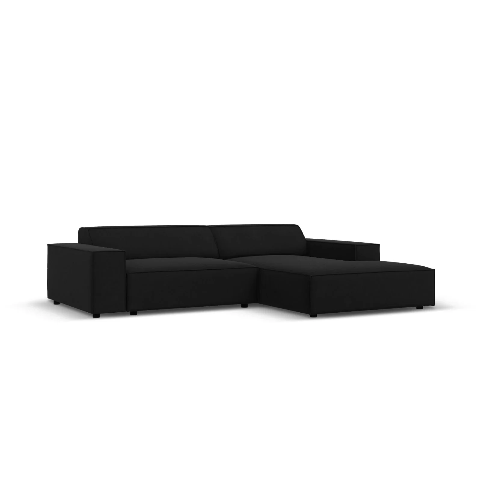 Jodie 3-Sitzer Ecksofa, Rechte Seite, aus Samt oder Strukturstoff, 224x166 cm - Image 32