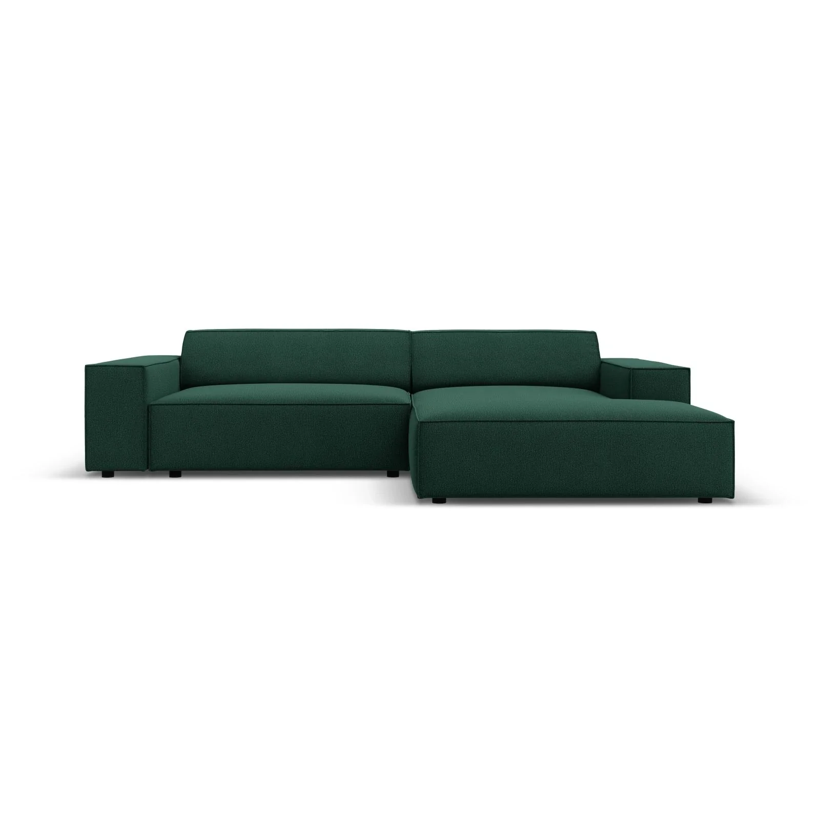 Jodie 3-Sitzer Ecksofa, Rechte Seite, aus Samt oder Strukturstoff, 224x166 cm - Image 47