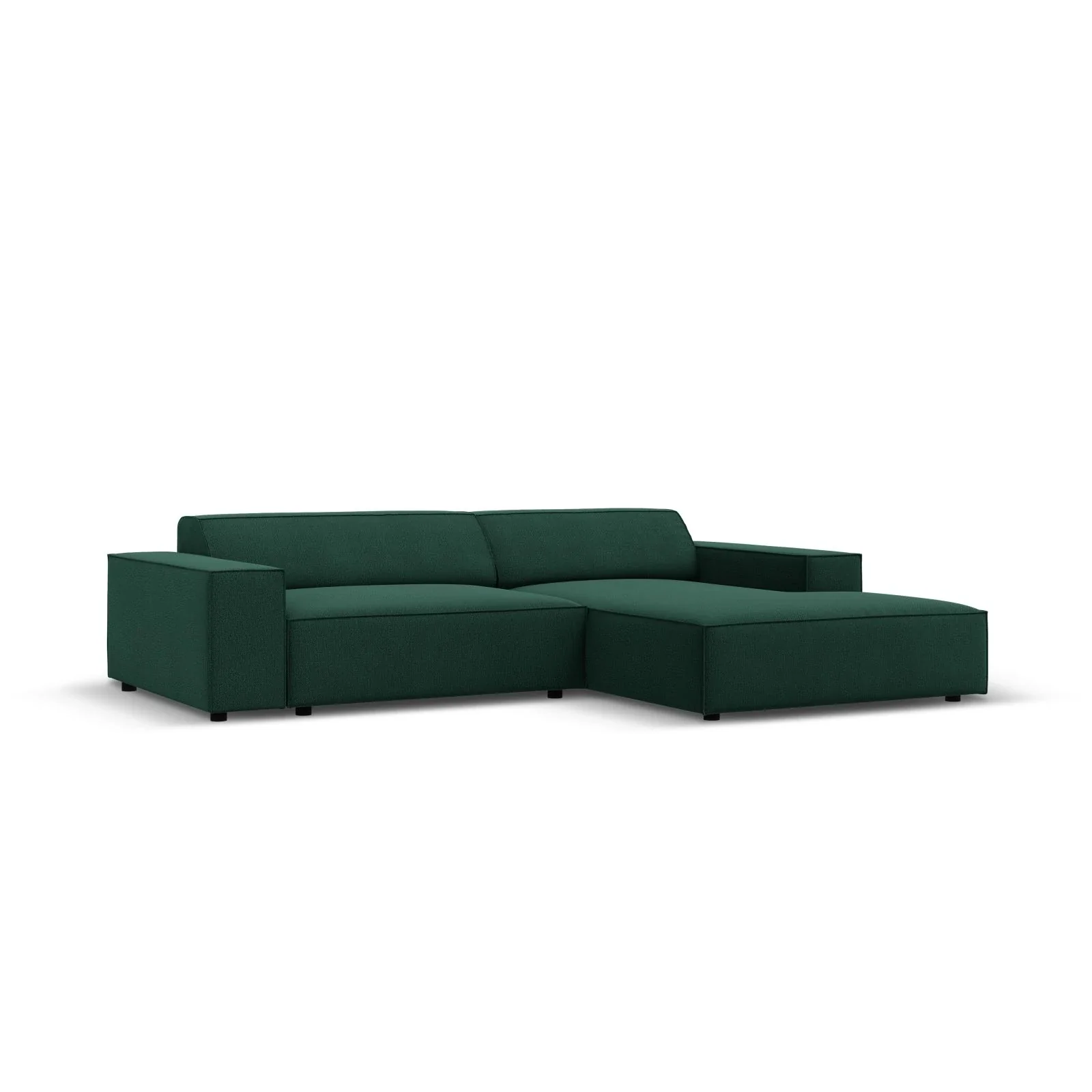 Jodie 3-Sitzer Ecksofa, Rechte Seite, aus Samt oder Strukturstoff, 224x166 cm - Image 48