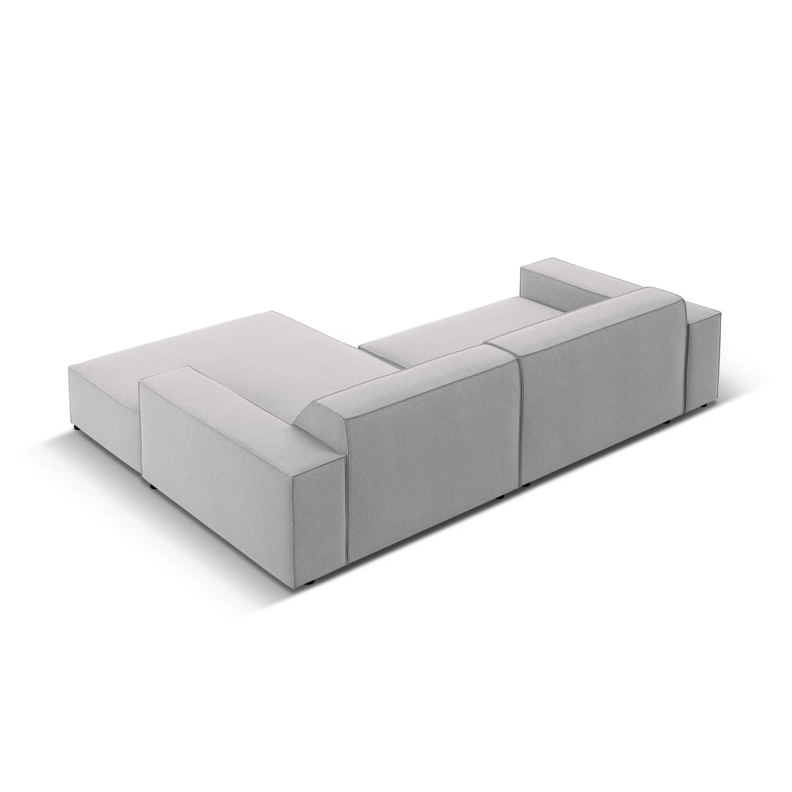 Jodie 3-Sitzer Ecksofa, Rechte Seite, aus Samt oder Strukturstoff, 224x166 cm - Image 60