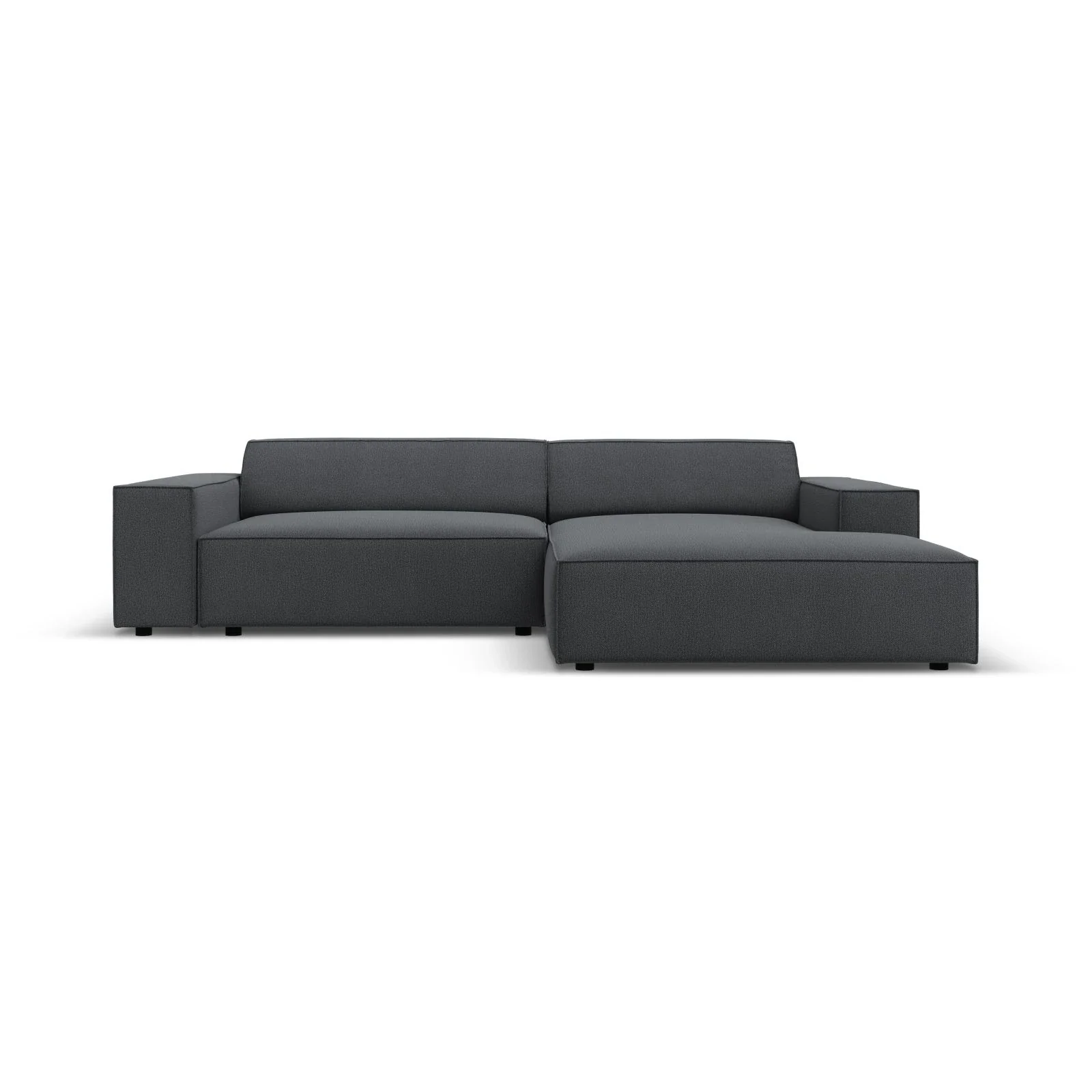 Jodie 3-Sitzer Ecksofa, Rechte Seite, aus Samt oder Strukturstoff, 224x166 cm - Image 62