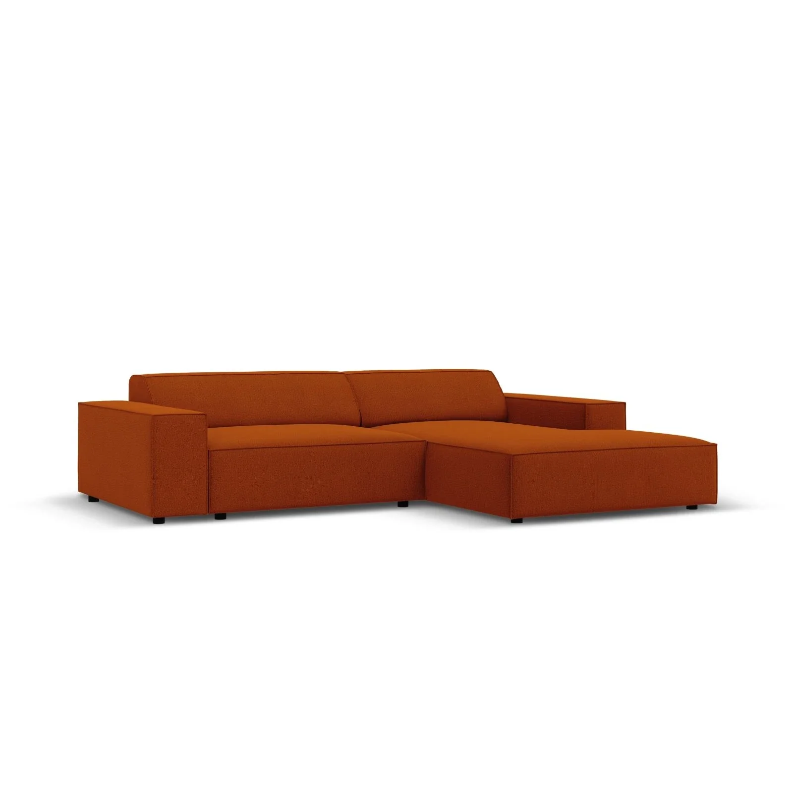 Jodie 3-Sitzer Ecksofa, Rechte Seite, aus Samt oder Strukturstoff, 224x166 cm - Image 73