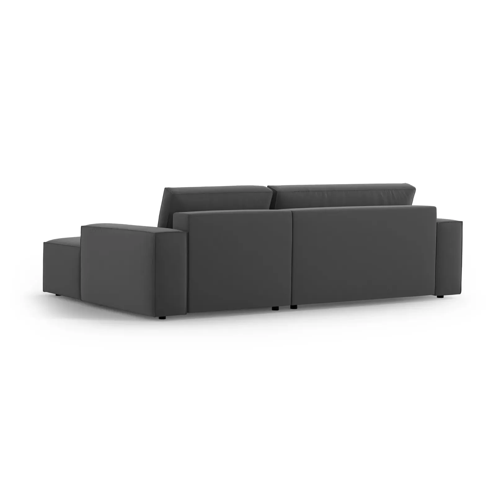 Jodie 3-Sitzer Ecksofa Rechts mit Schlaffunktion und Bettkasten mit Bezug aus Samt, Strukturstoff oder Boucle, 246x151 cm - Image 104