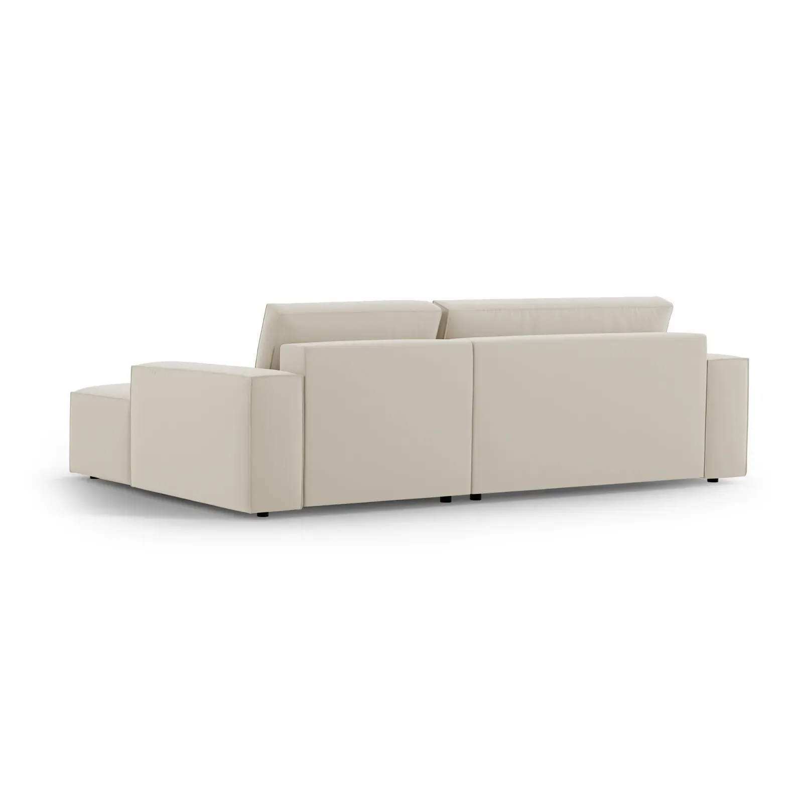 Jodie 3-Sitzer Ecksofa Rechts mit Schlaffunktion und Bettkasten mit Bezug aus Samt, Strukturstoff oder Boucle, 246x151 cm - Image 123