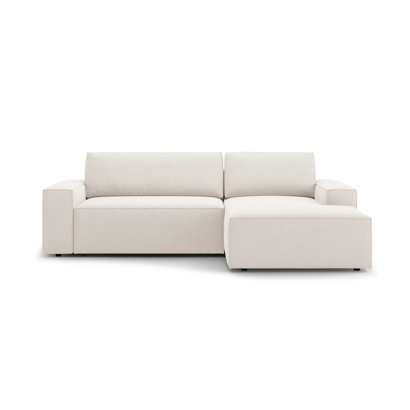Jodie 3-Sitzer Ecksofa Rechts mit Schlaffunktion und Bettkasten mit Bezug aus Samt, Strukturstoff oder Boucle, 246x151 cm - Image 128