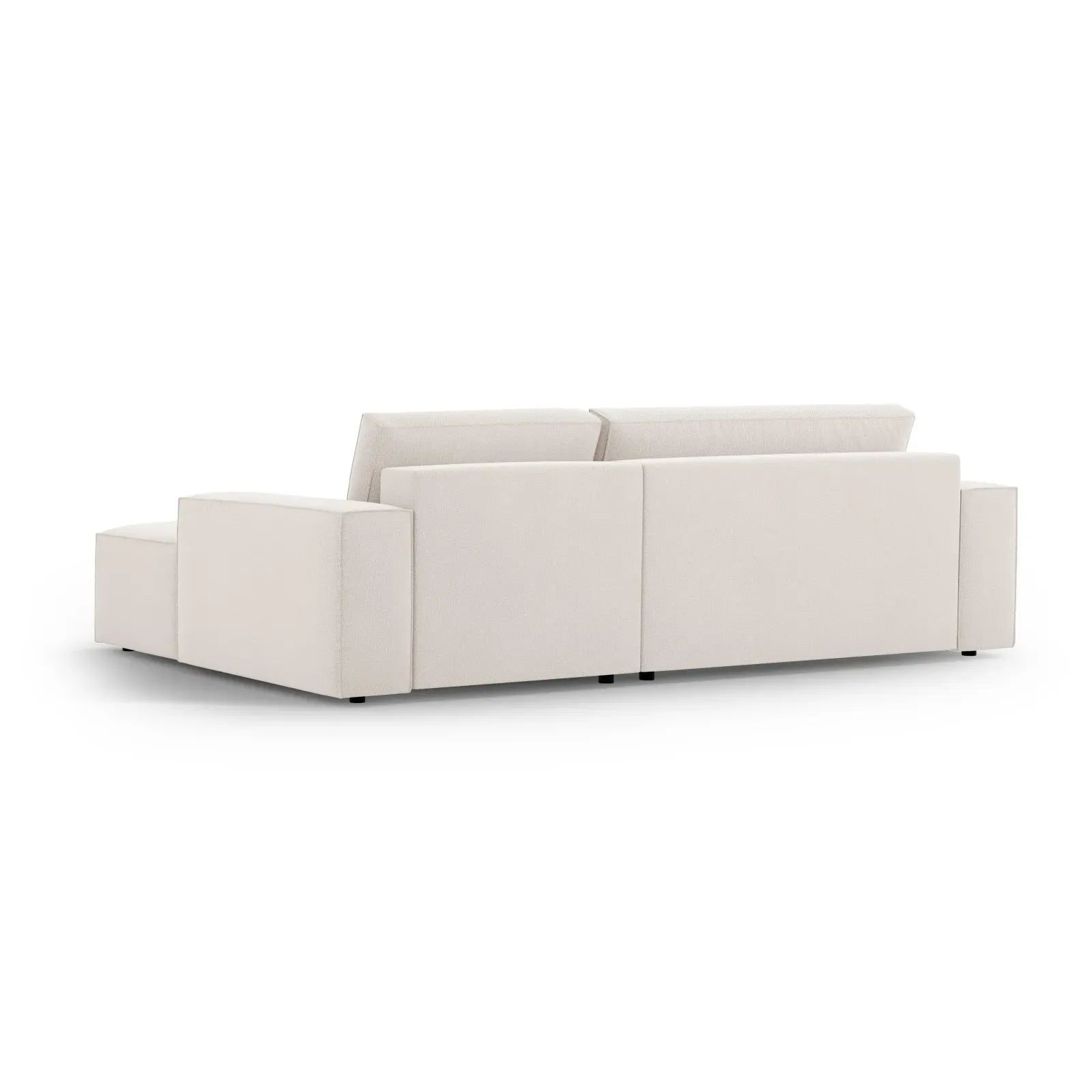 Jodie 3-Sitzer Ecksofa Rechts mit Schlaffunktion und Bettkasten mit Bezug aus Samt, Strukturstoff oder Boucle, 246x151 cm - Image 132