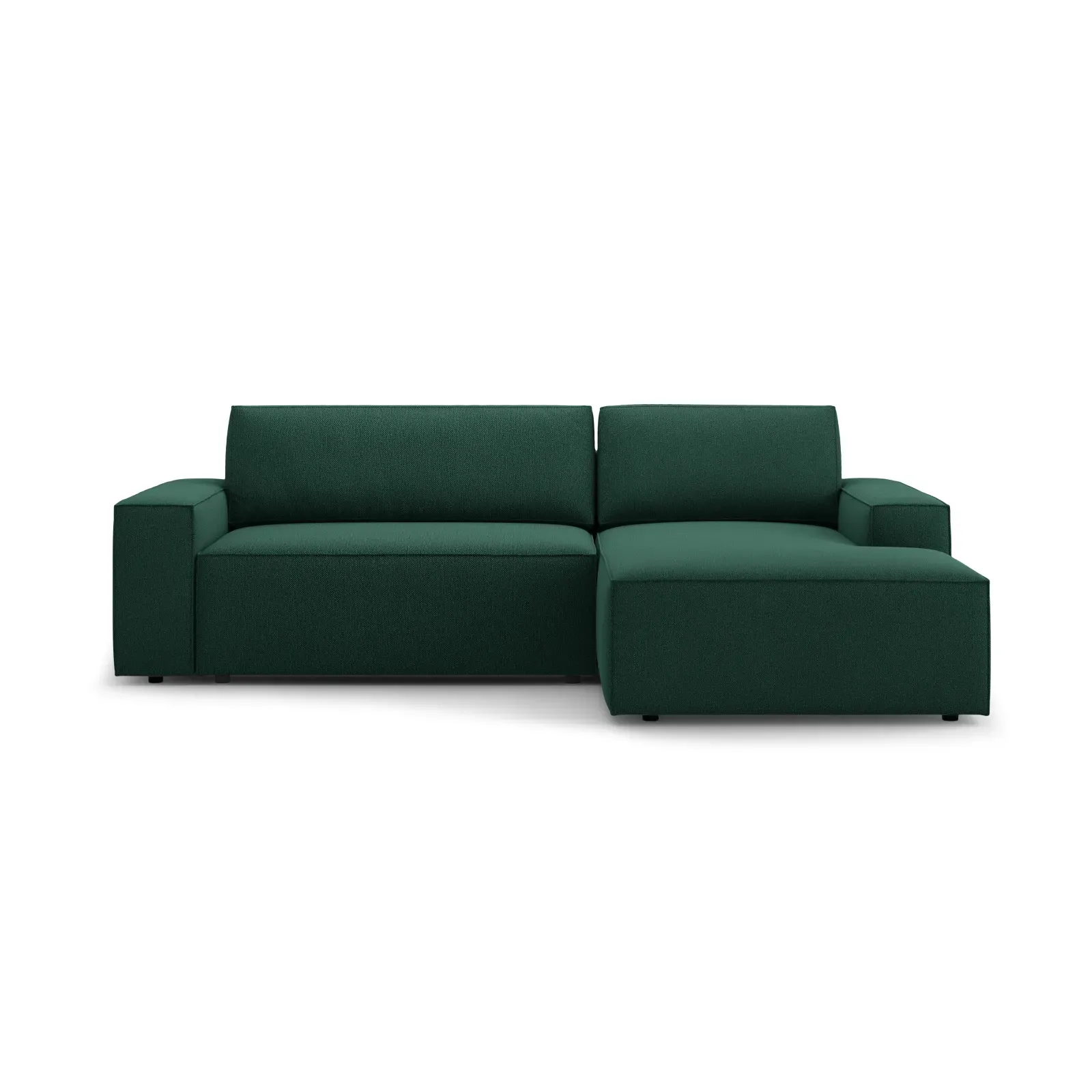 Jodie 3-Sitzer Ecksofa Rechts mit Schlaffunktion und Bettkasten mit Bezug aus Samt, Strukturstoff oder Boucle, 246x151 cm - Image 137