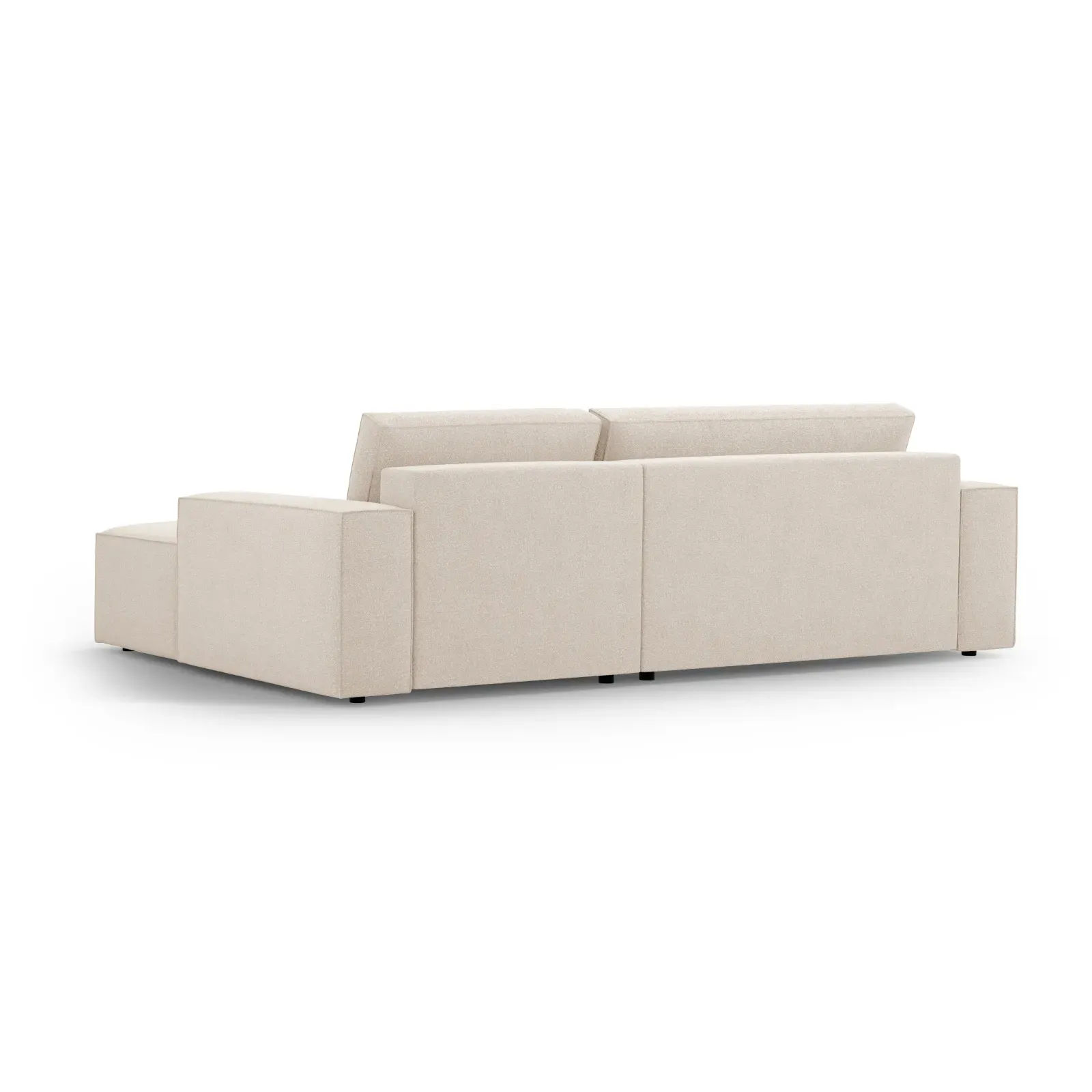 Jodie 3-Sitzer Ecksofa Rechts mit Schlaffunktion und Bettkasten mit Bezug aus Samt, Strukturstoff oder Boucle, 246x151 cm - Image 14