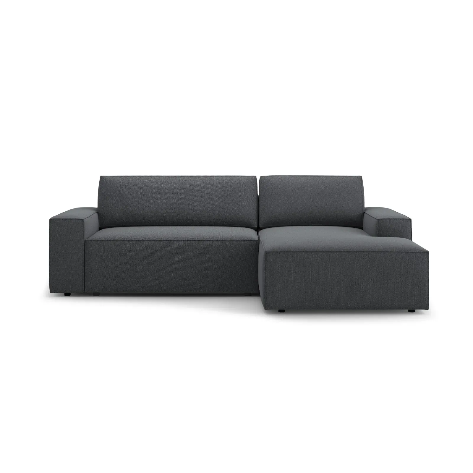 Jodie 3-Sitzer Ecksofa Rechts mit Schlaffunktion und Bettkasten mit Bezug aus Samt, Strukturstoff oder Boucle, 246x151 cm - Image 164