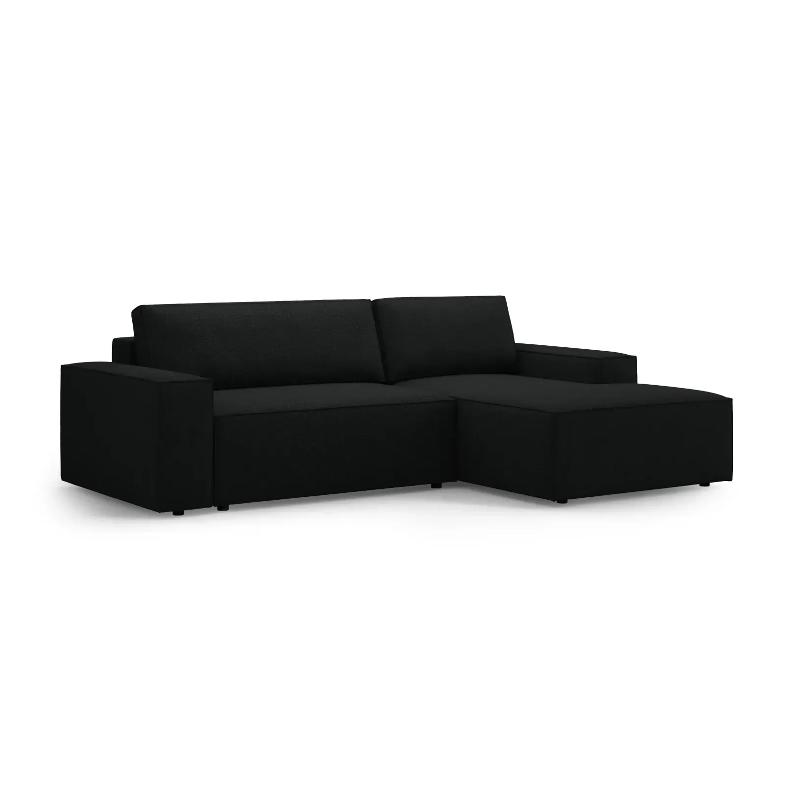 Jodie 3-Sitzer Ecksofa Rechts mit Schlaffunktion und Bettkasten mit Bezug aus Samt, Strukturstoff oder Boucle, 246x151 cm - Image 22