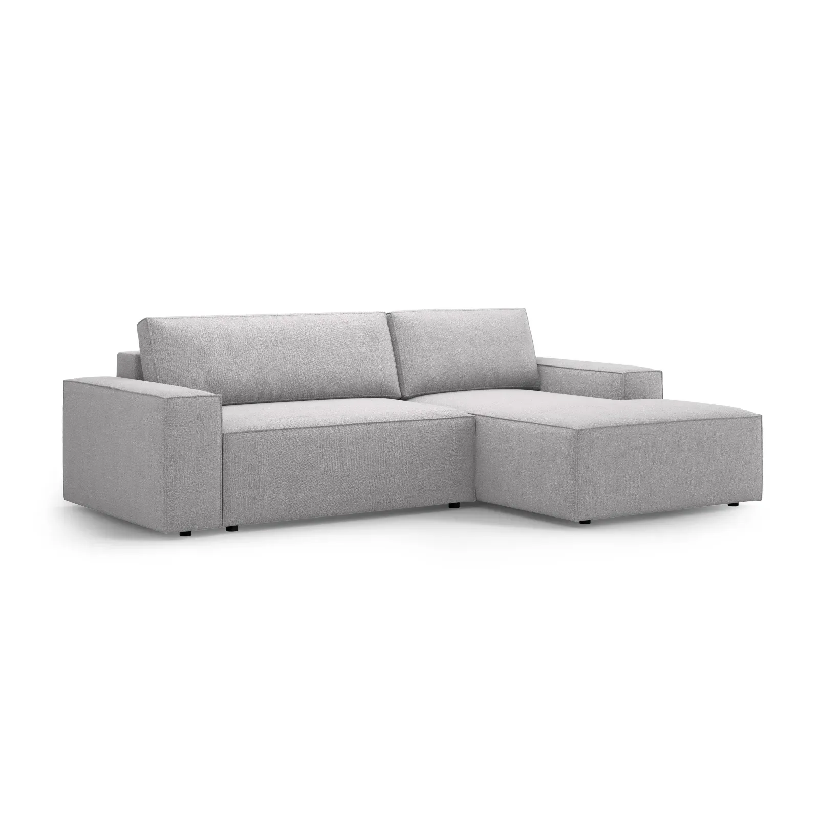 Jodie 3-Sitzer Ecksofa Rechts mit Schlaffunktion und Bettkasten mit Bezug aus Samt, Strukturstoff oder Boucle, 246x151 cm - Image 31