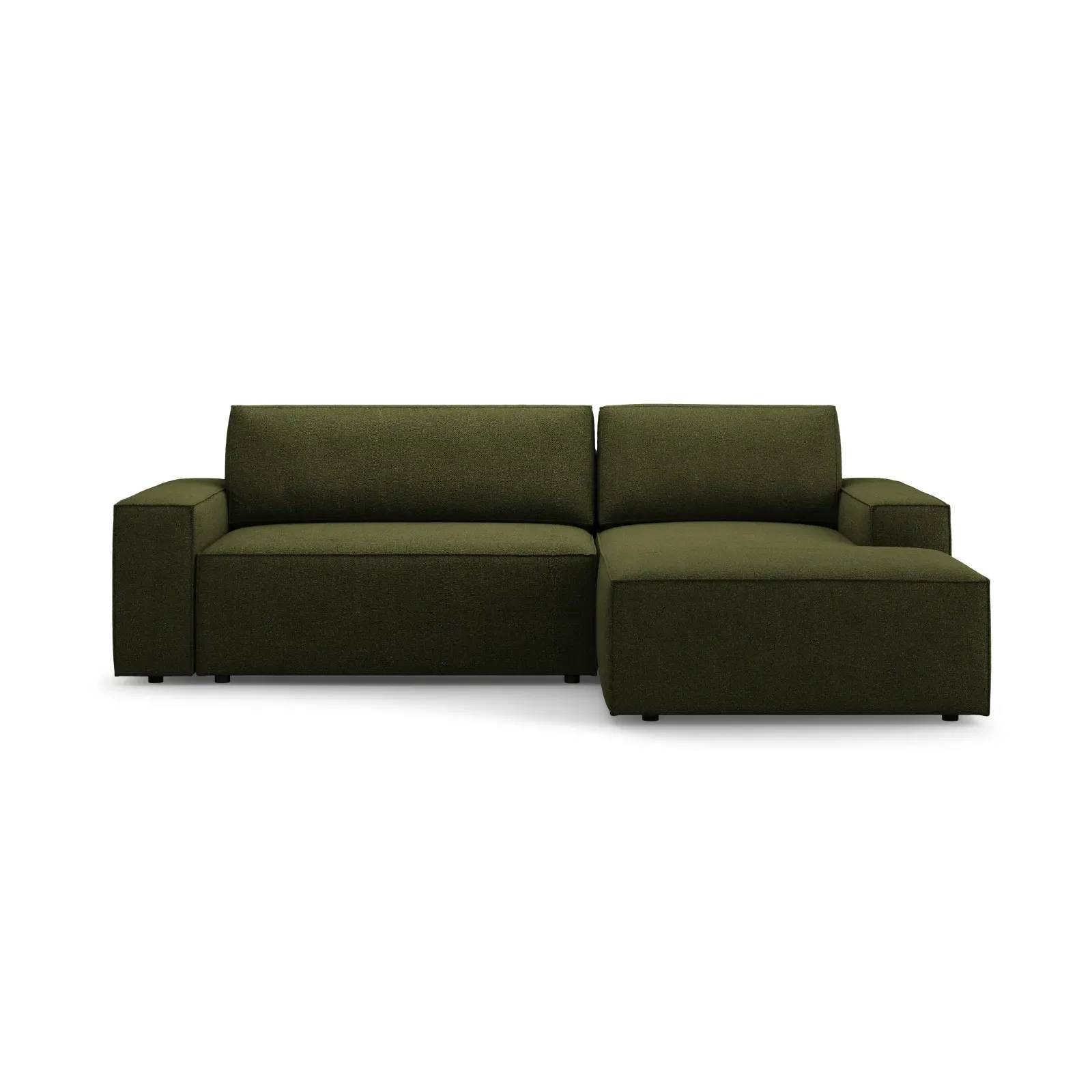 Jodie 3-Sitzer Ecksofa Rechts mit Schlaffunktion und Bettkasten mit Bezug aus Samt, Strukturstoff oder Boucle, 246x151 cm - Image 47