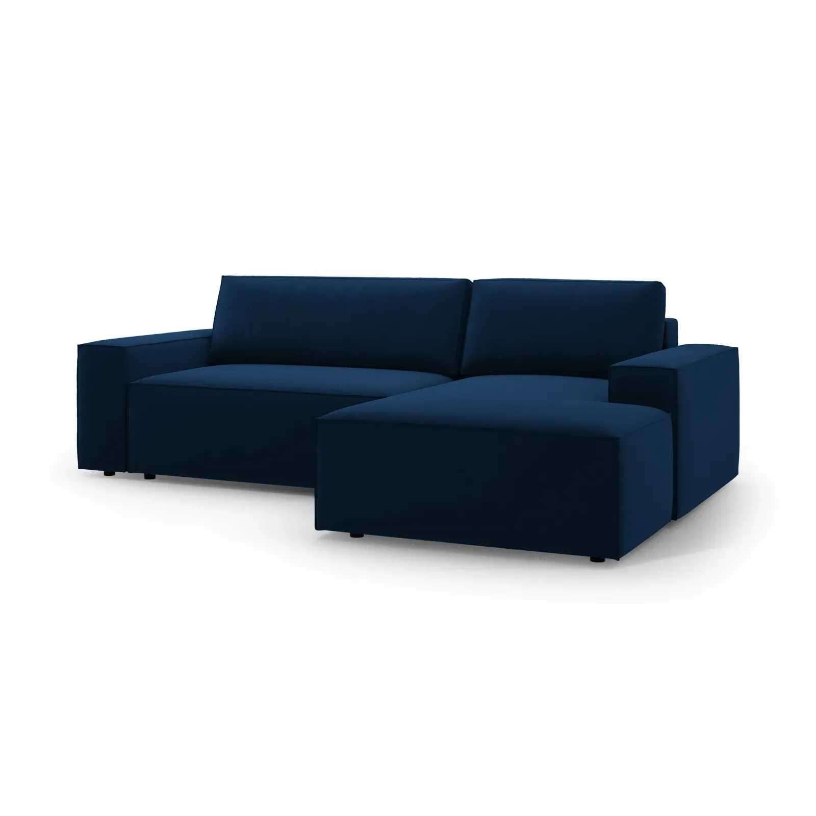 Jodie 3-Sitzer Ecksofa Rechts mit Schlaffunktion und Bettkasten mit Bezug aus Samt, Strukturstoff oder Boucle, 246x151 cm - Image 85