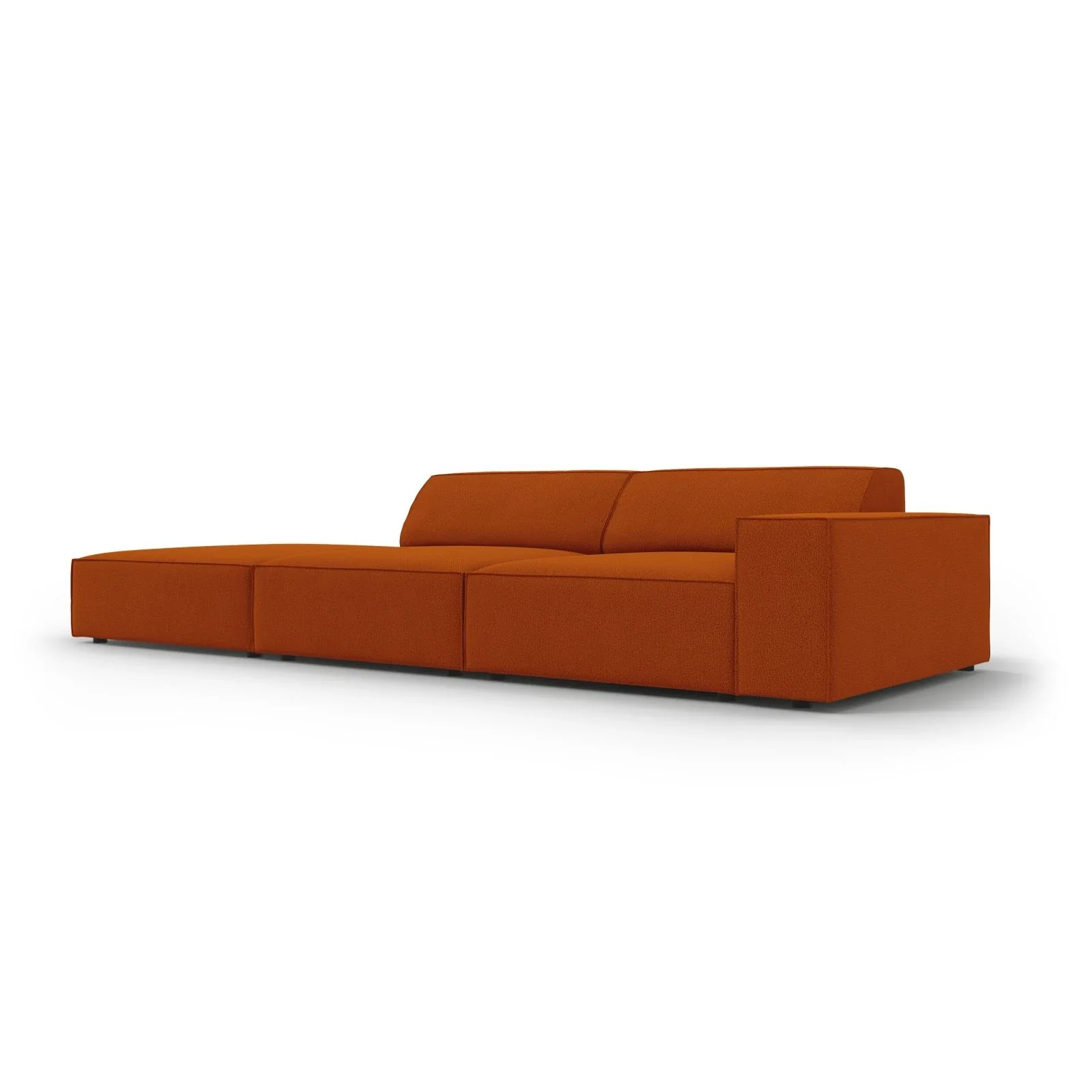 Jodie 3-Sitzer Sofa, Linke Seite offen, eckig, aus Samt oder Strukturstoff, 262x102 cm - Image 107