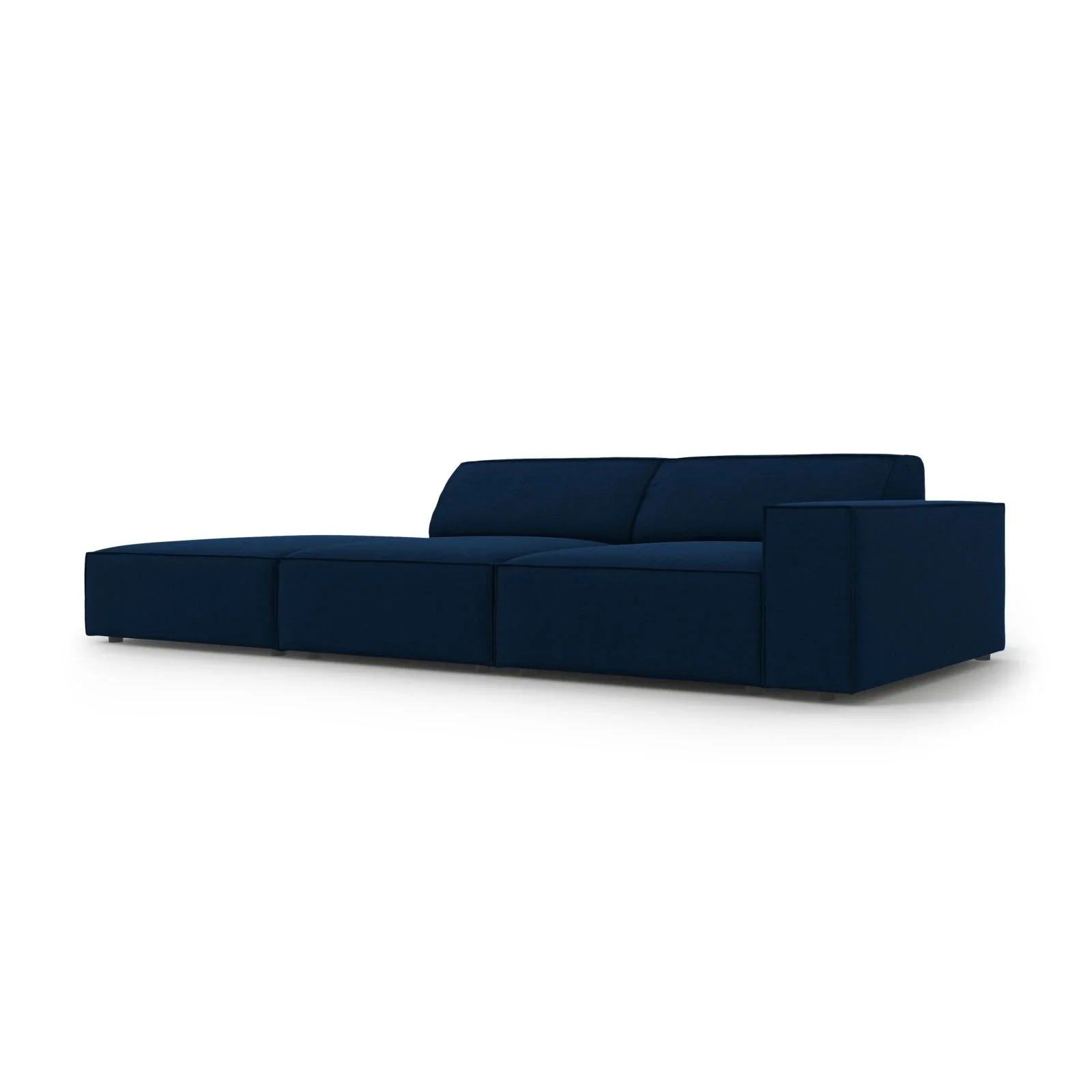 Jodie 3-Sitzer Sofa, Linke Seite offen, eckig, aus Samt oder Strukturstoff, 262x102 cm - Image 25