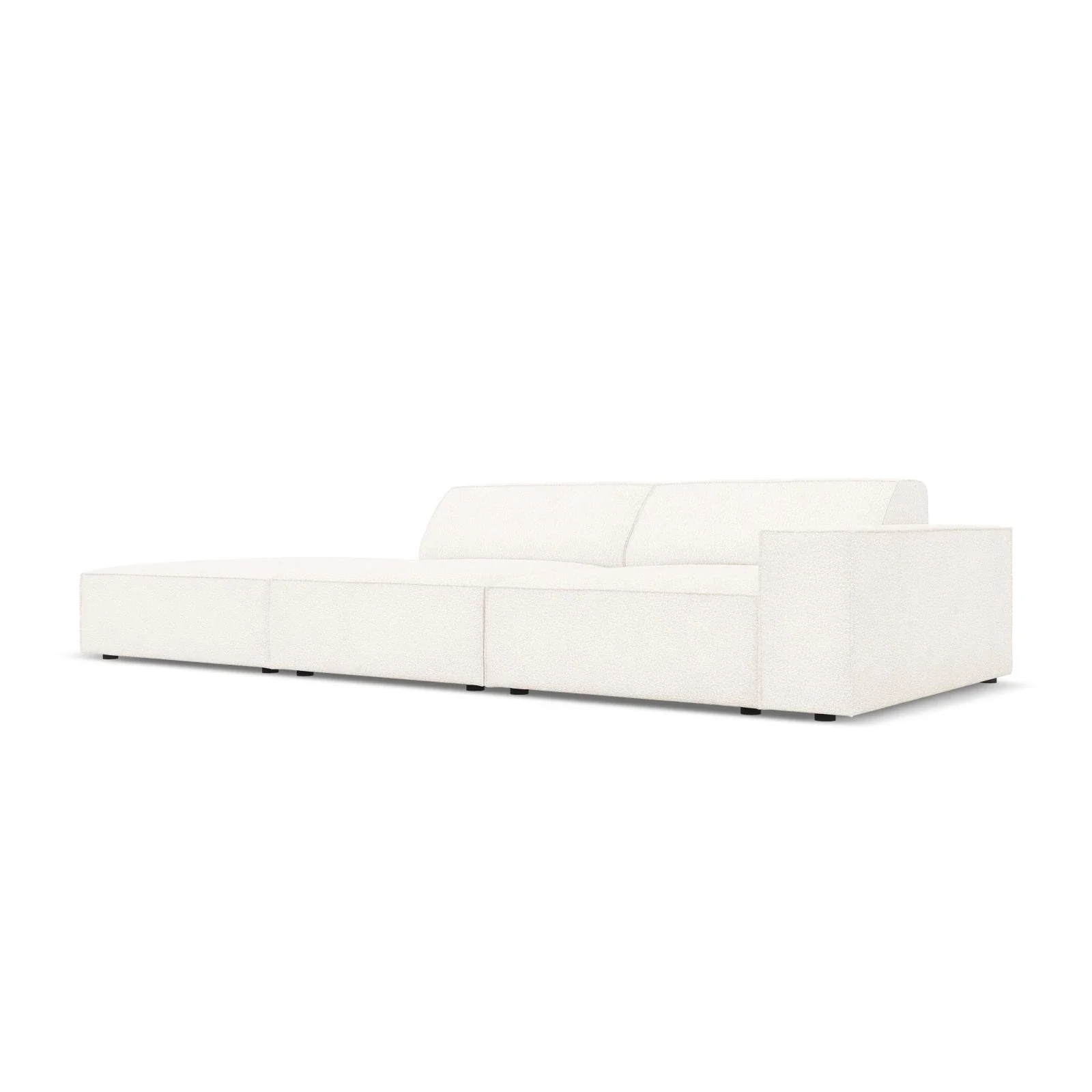 Jodie 3-Sitzer Sofa, Linke Seite offen, eckig, aus Samt oder Strukturstoff, 262x102 cm - Image 58