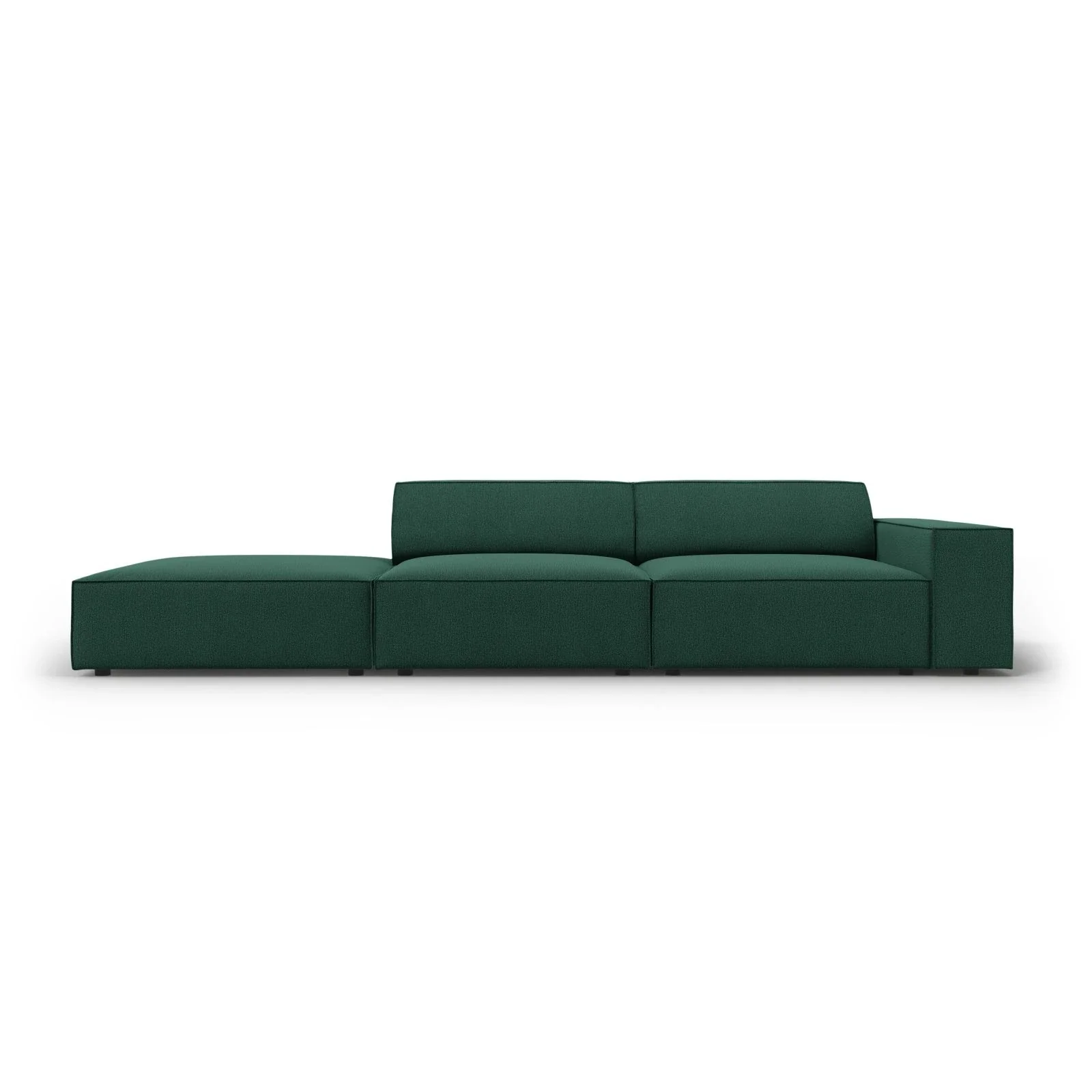 Jodie 3-Sitzer Sofa, Linke Seite offen, eckig, aus Samt oder Strukturstoff, 262x102 cm - Image 70