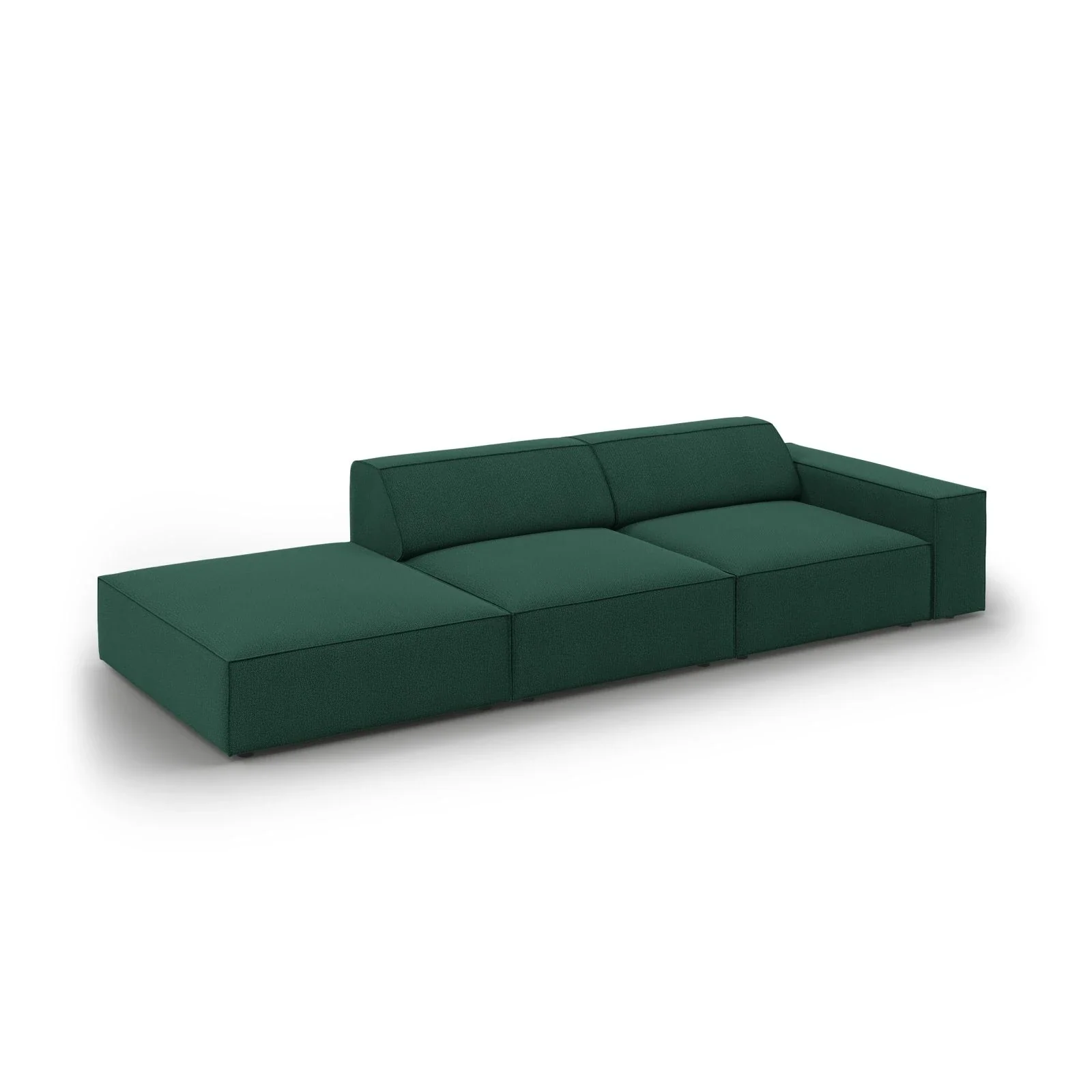 Jodie 3-Sitzer Sofa, Linke Seite offen, eckig, aus Samt oder Strukturstoff, 262x102 cm - Image 72