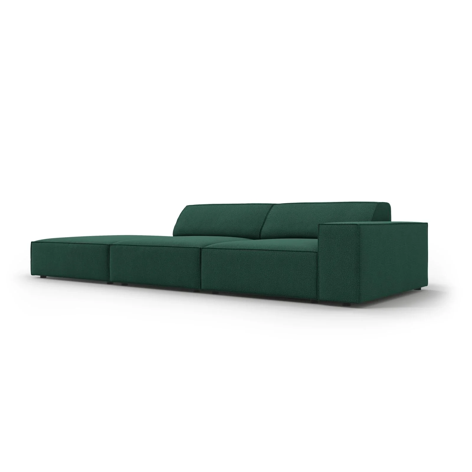 Jodie 3-Sitzer Sofa, Linke Seite offen, eckig, aus Samt oder Strukturstoff, 262x102 cm - Image 73
