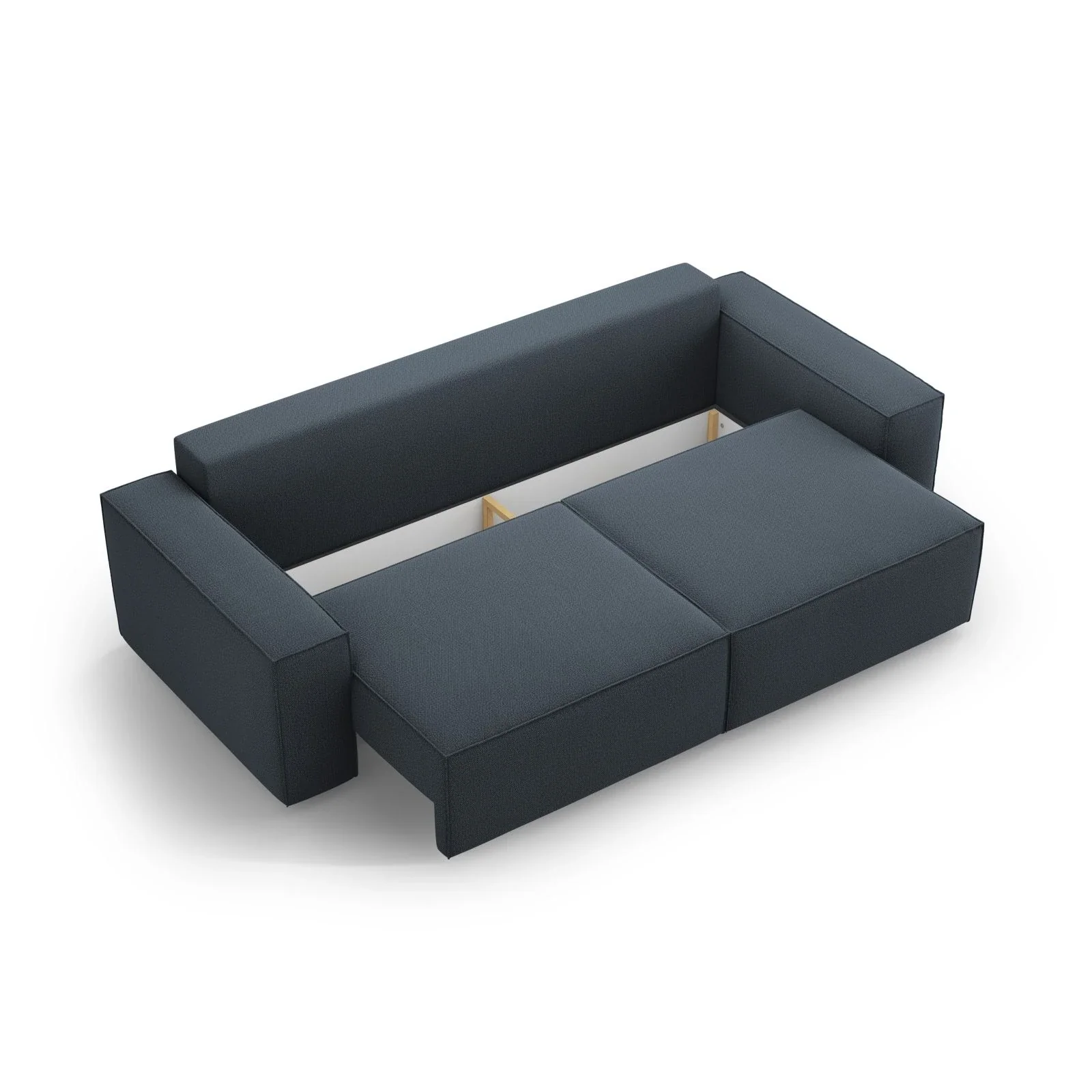 Jodie 3-Sitzer Sofa mit Schlaffunktion und Bettkasten, ausklappbar, aus Samt, Boucle oder Strukturstoff, 247x107 cm - Image 134