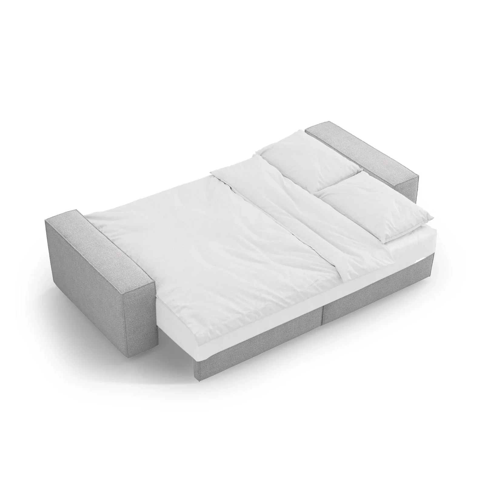 Jodie 3-Sitzer Sofa mit Schlaffunktion und Bettkasten, ausklappbar, aus Samt, Boucle oder Strukturstoff, 247x107 cm - Image 30