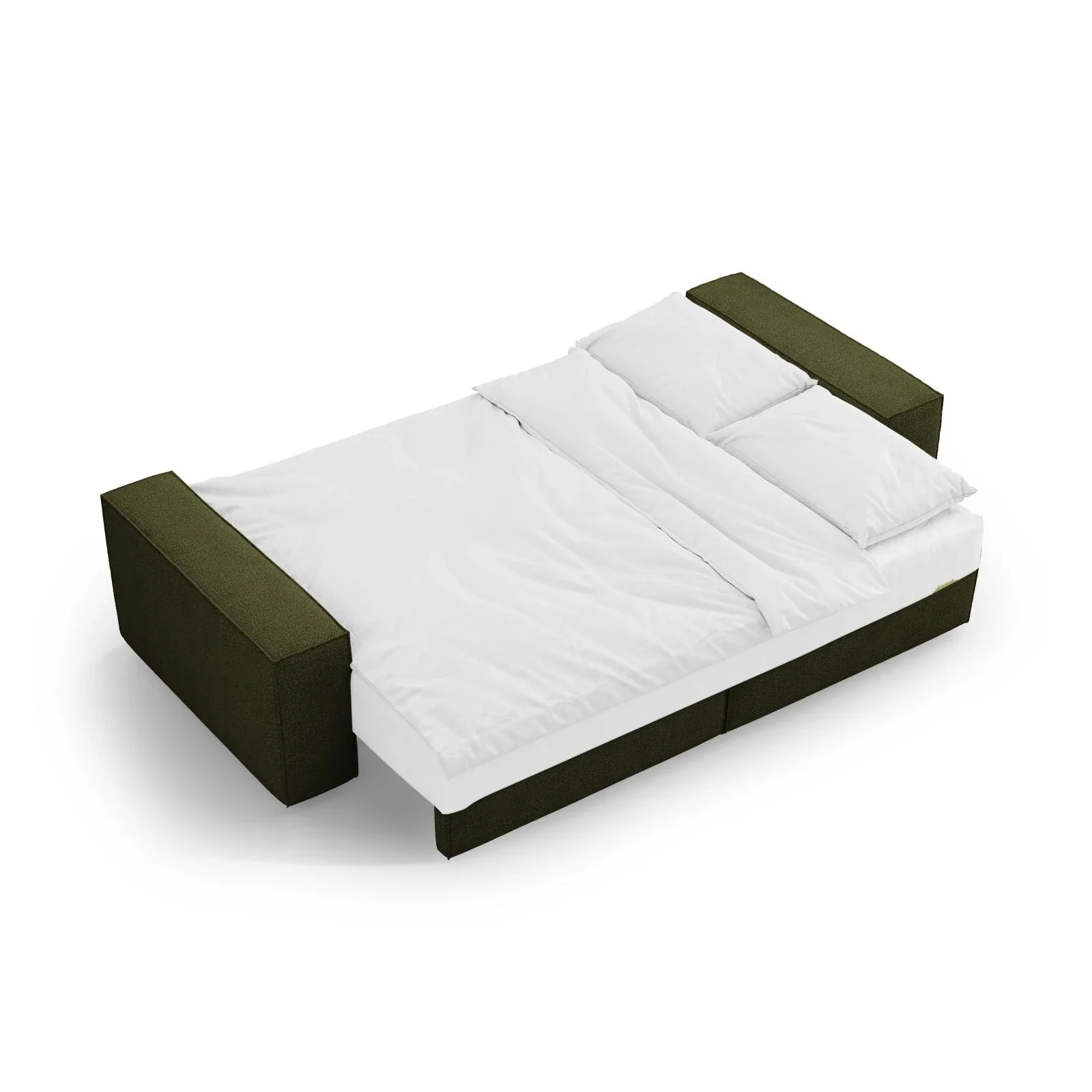 Jodie 3-Sitzer Sofa mit Schlaffunktion und Bettkasten, ausklappbar, aus Samt, Boucle oder Strukturstoff, 247x107 cm - Image 46