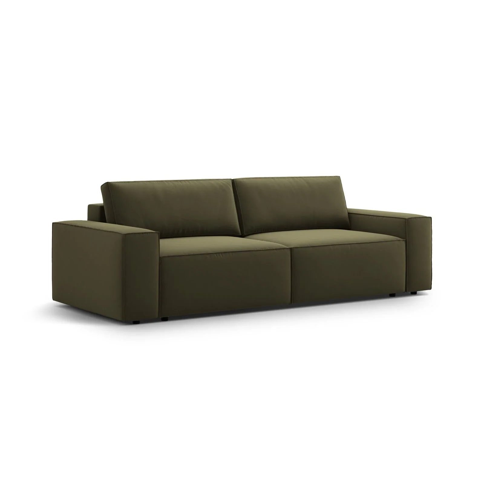 Jodie 3-Sitzer Sofa mit Schlaffunktion und Bettkasten, ausklappbar, aus Samt, Boucle oder Strukturstoff, 247x107 cm - Image 59