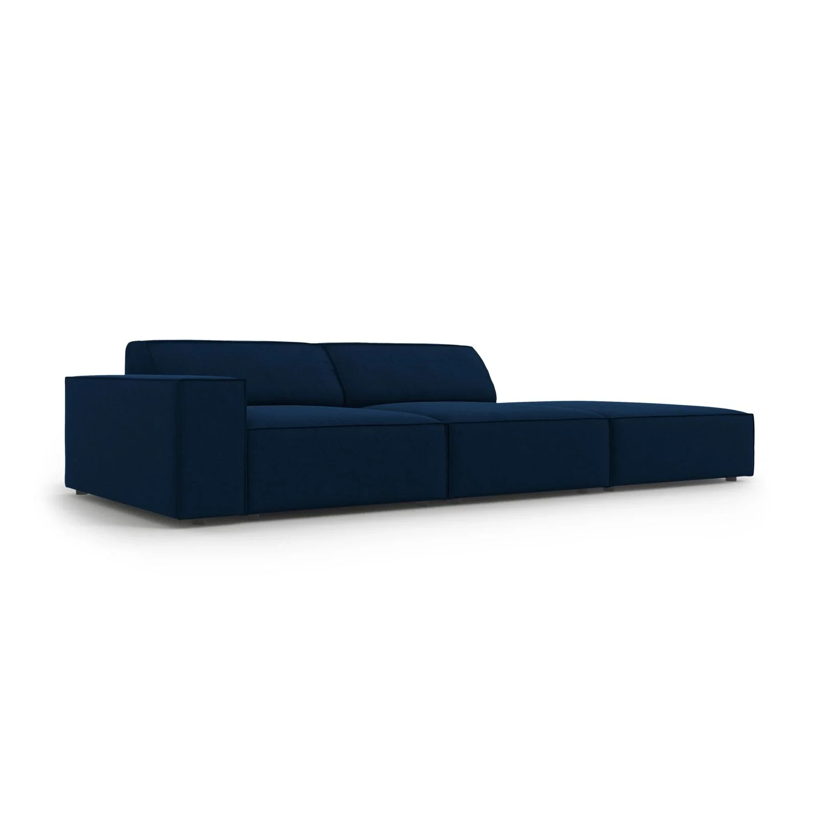 Jodie 3-Sitzer Sofa, Rechte Seite offen, eckig, aus Samt oder Strukturstoff, 262x102 cm - Image 25