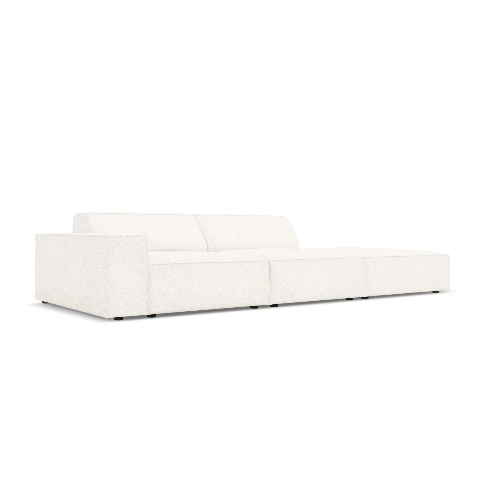 Jodie 3-Sitzer Sofa, Rechte Seite offen, eckig, aus Samt oder Strukturstoff, 262x102 cm - Image 58
