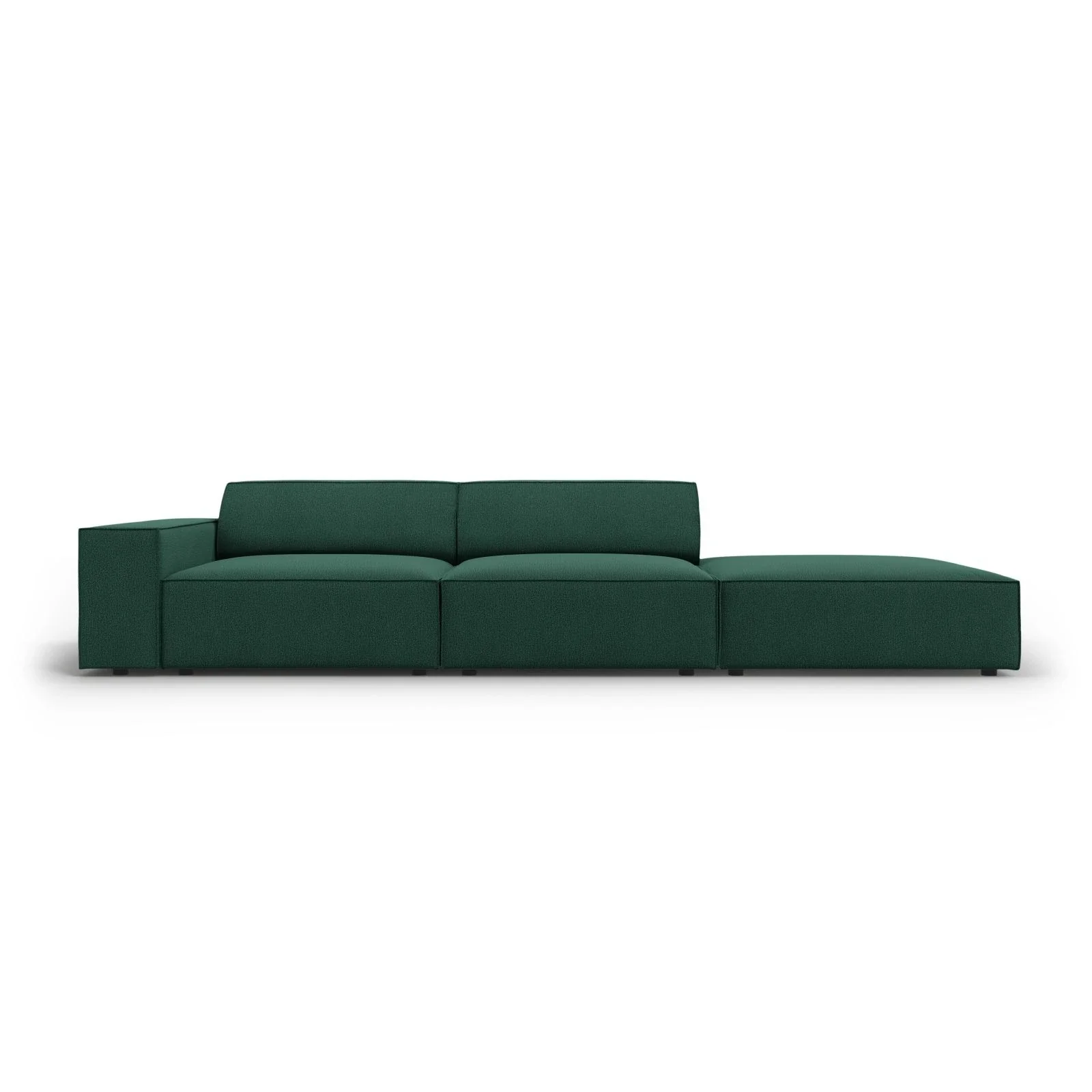 Jodie 3-Sitzer Sofa, Rechte Seite offen, eckig, aus Samt oder Strukturstoff, 262x102 cm - Image 70