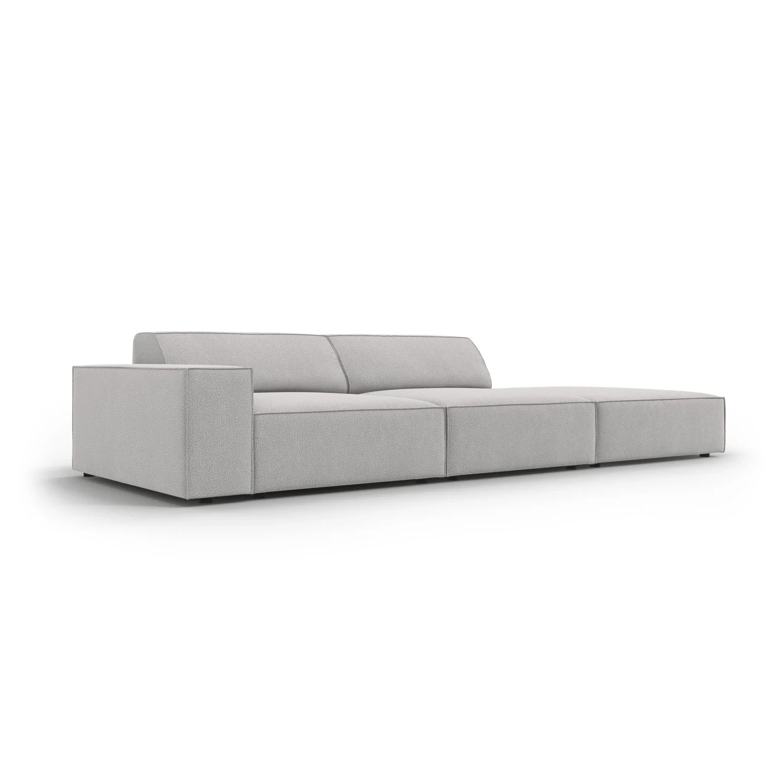 Jodie 3-Sitzer Sofa, Rechte Seite offen, eckig, aus Samt oder Strukturstoff, 262x102 cm - Image 87