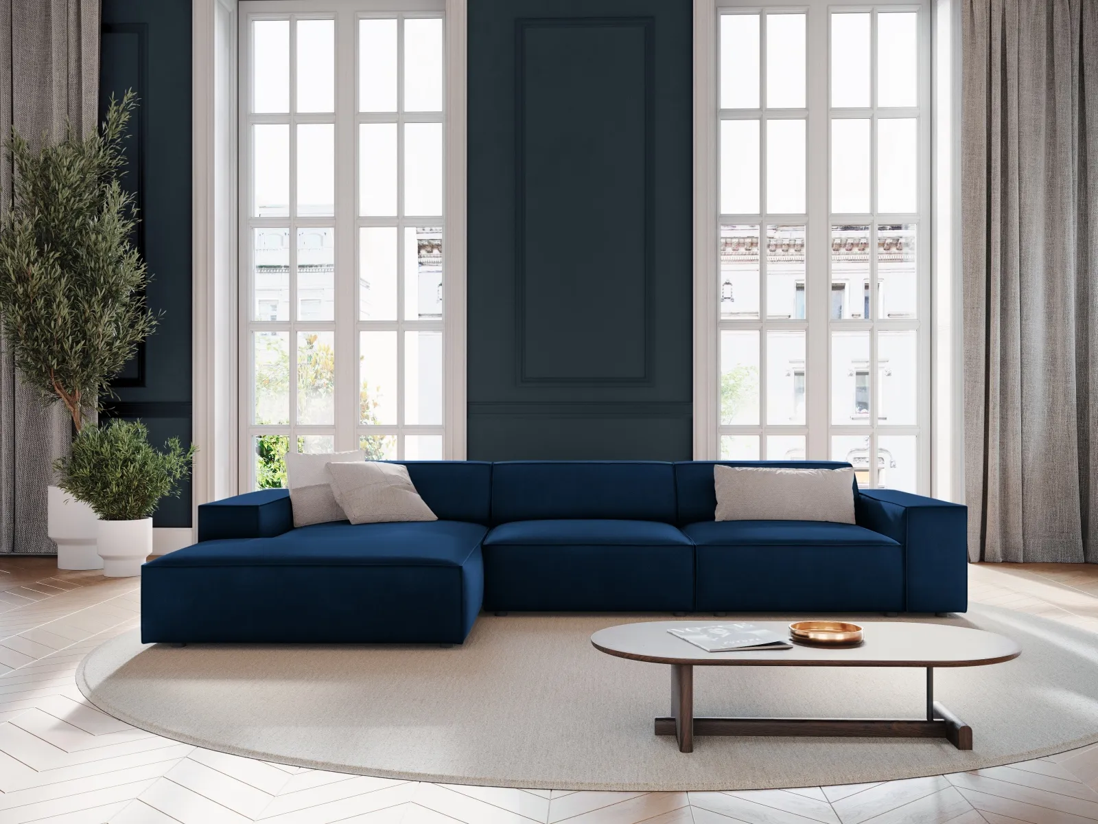 Jodie 4-Sitzer Ecksofa Links 284x166 cm - Image 23