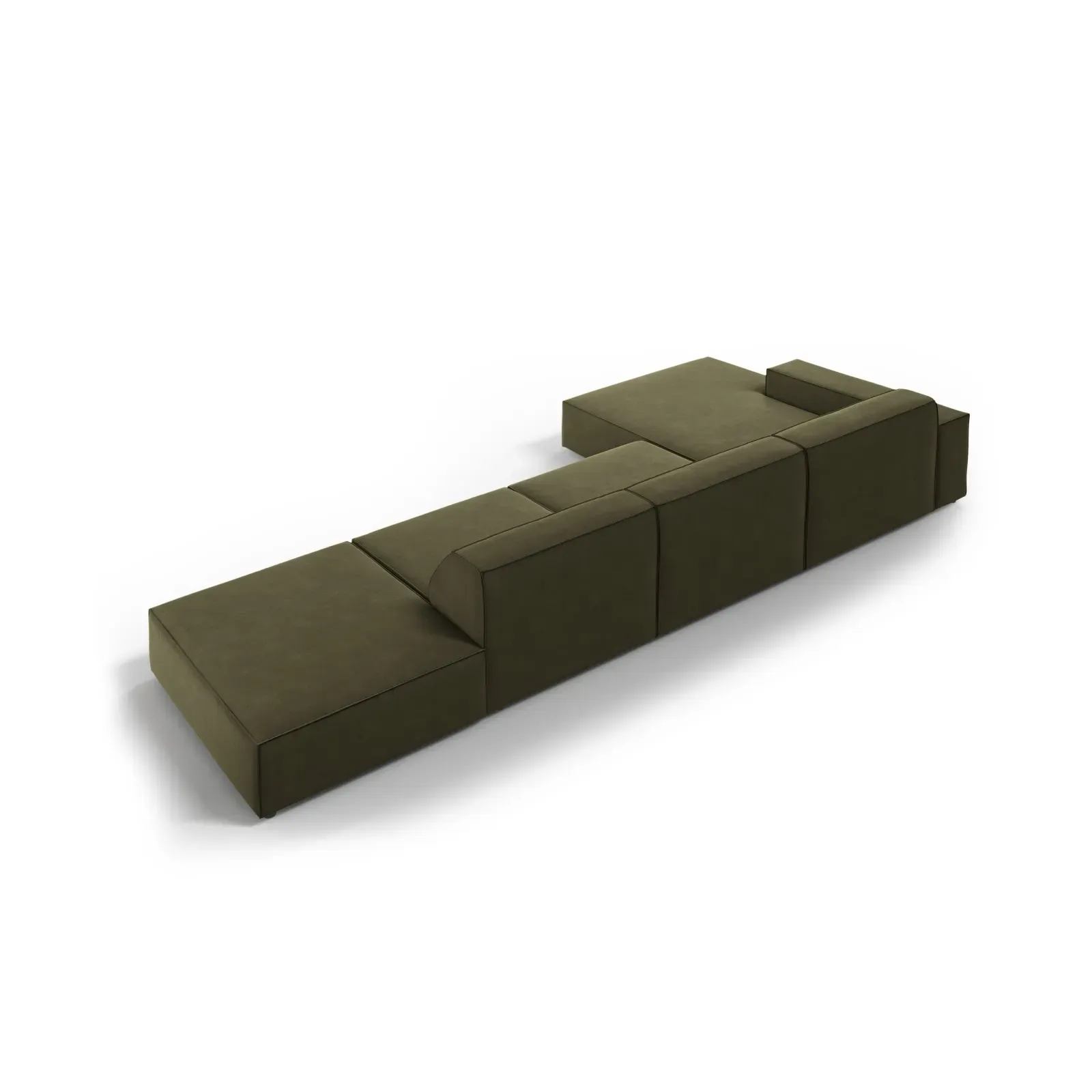 Jodie 4-Sitzer Ecksofa Links 341x166 cm - Image 12