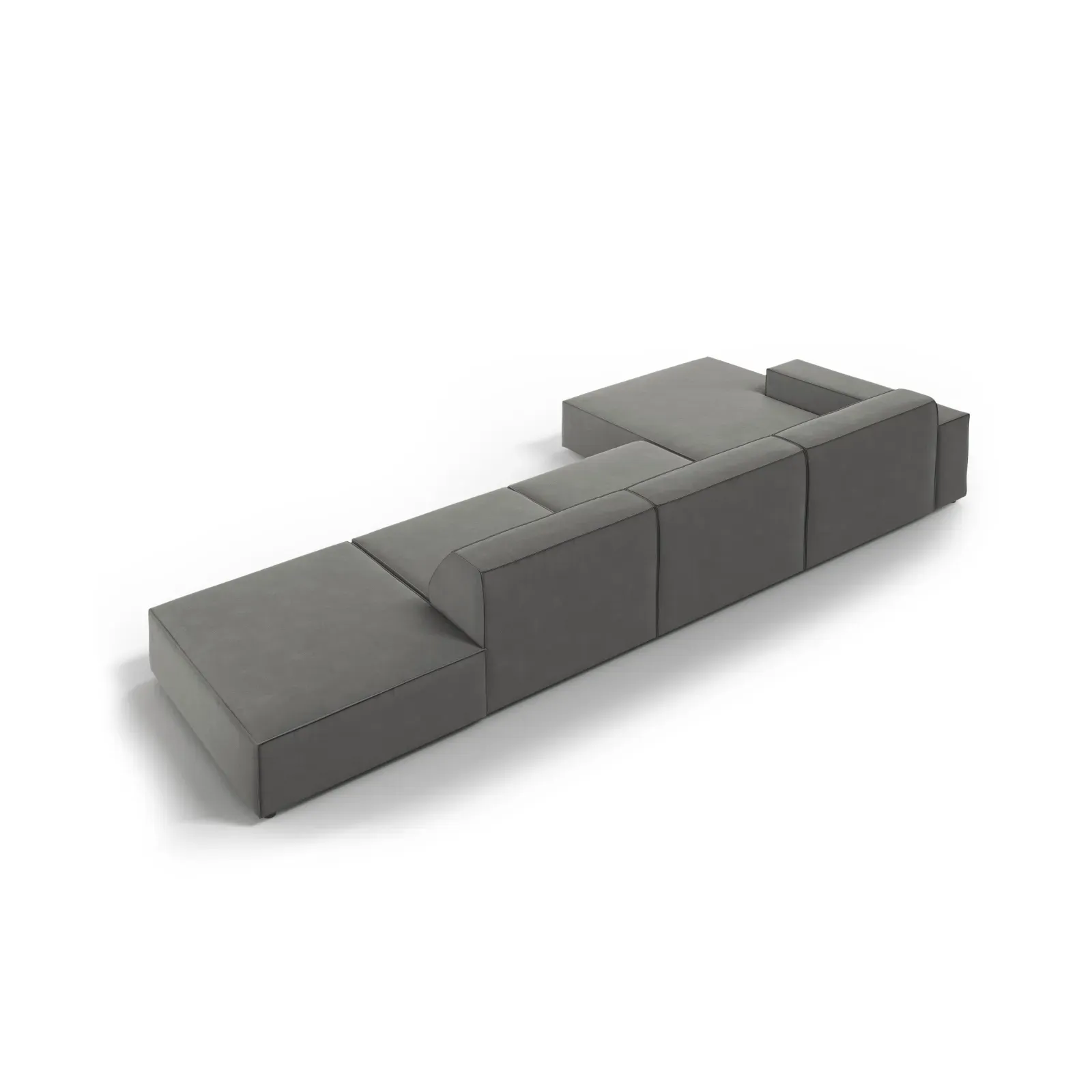 Jodie 4-Sitzer Ecksofa Links 341x166 cm - Image 33