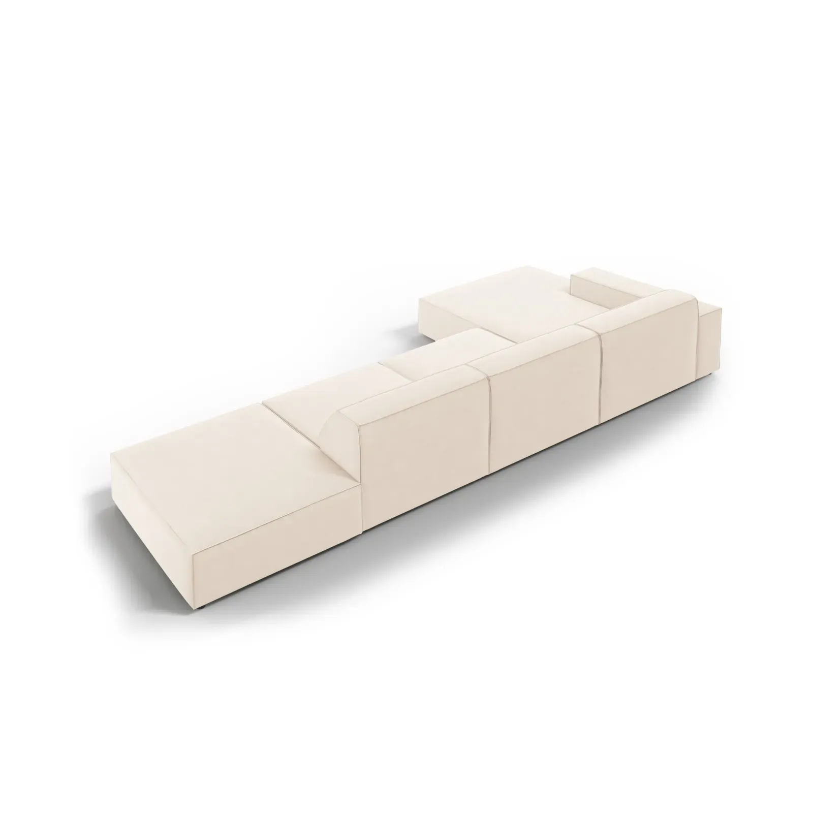 Jodie 4-Sitzer Ecksofa Links 341x166 cm - Image 5